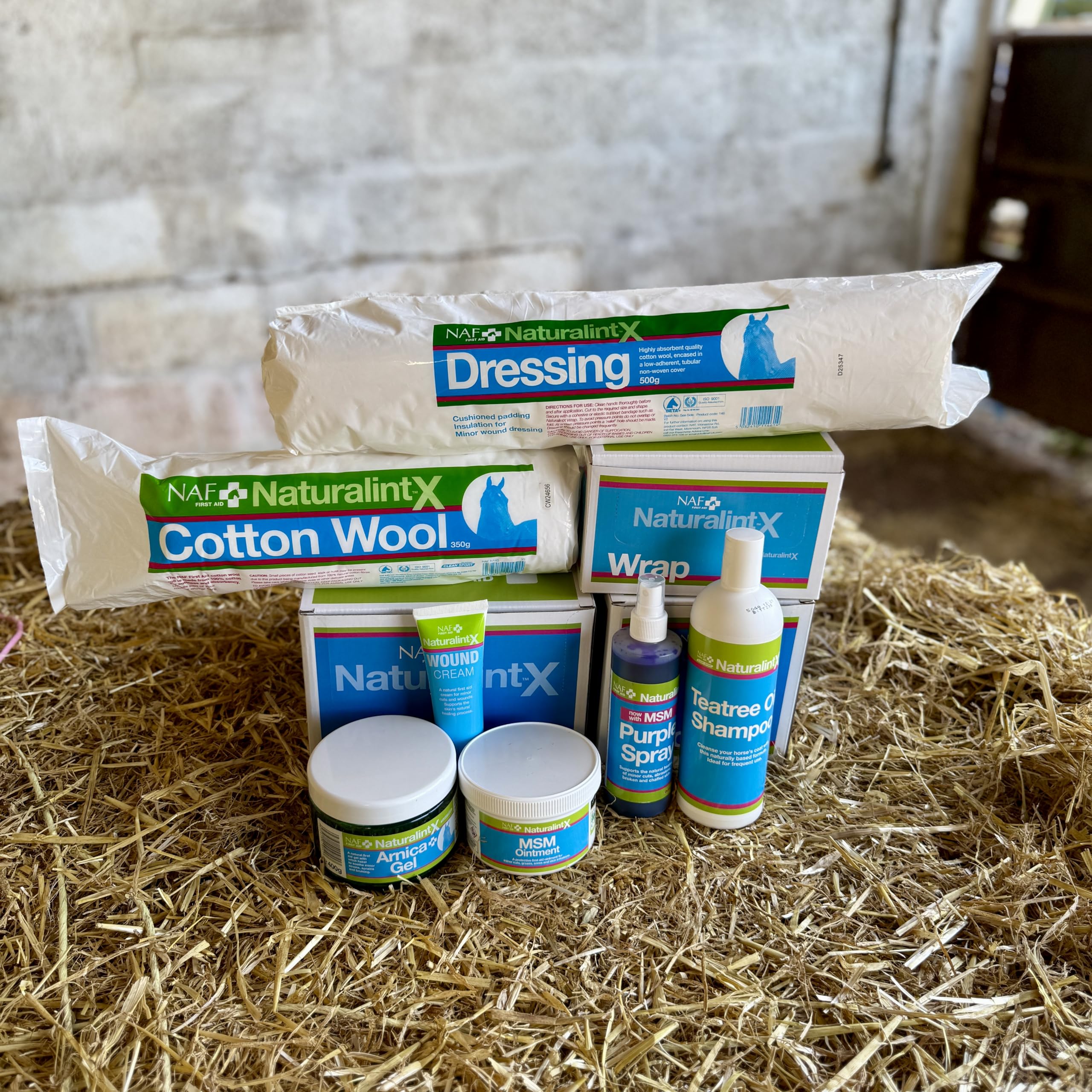 NAF NaturalintX Poultice Single - Veterinary-Approved Equine Wound Care | 49g 5