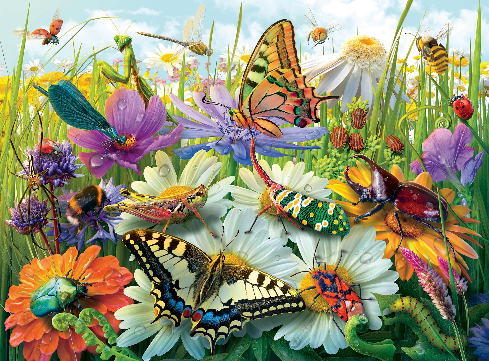 Ravensburger Wonderful World of Insects - 100 Piece Kids Jigsaw Puzzle for Ages 6+