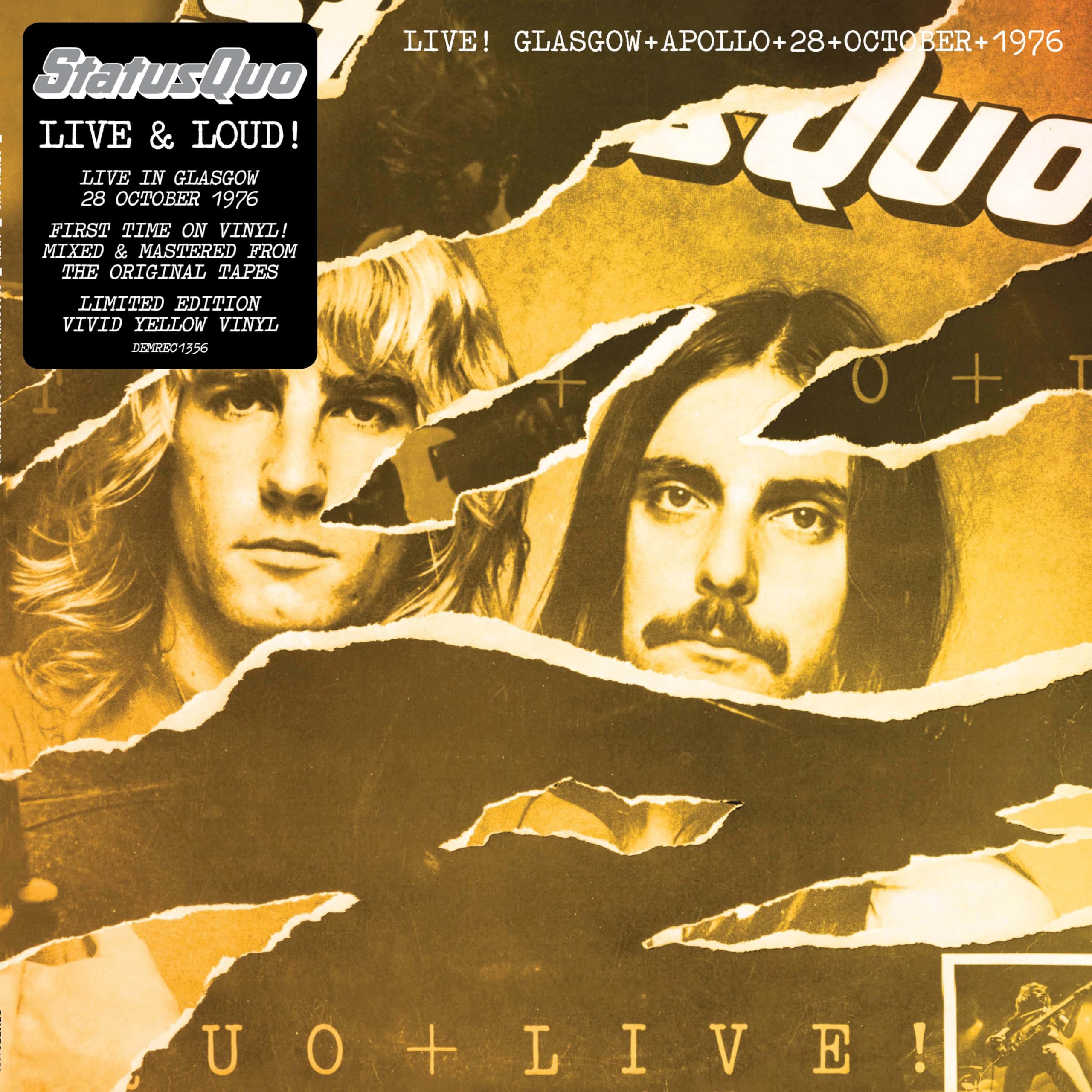 Status Quo - 28th October 1976 Live! [2LP Yellow Vinyl]