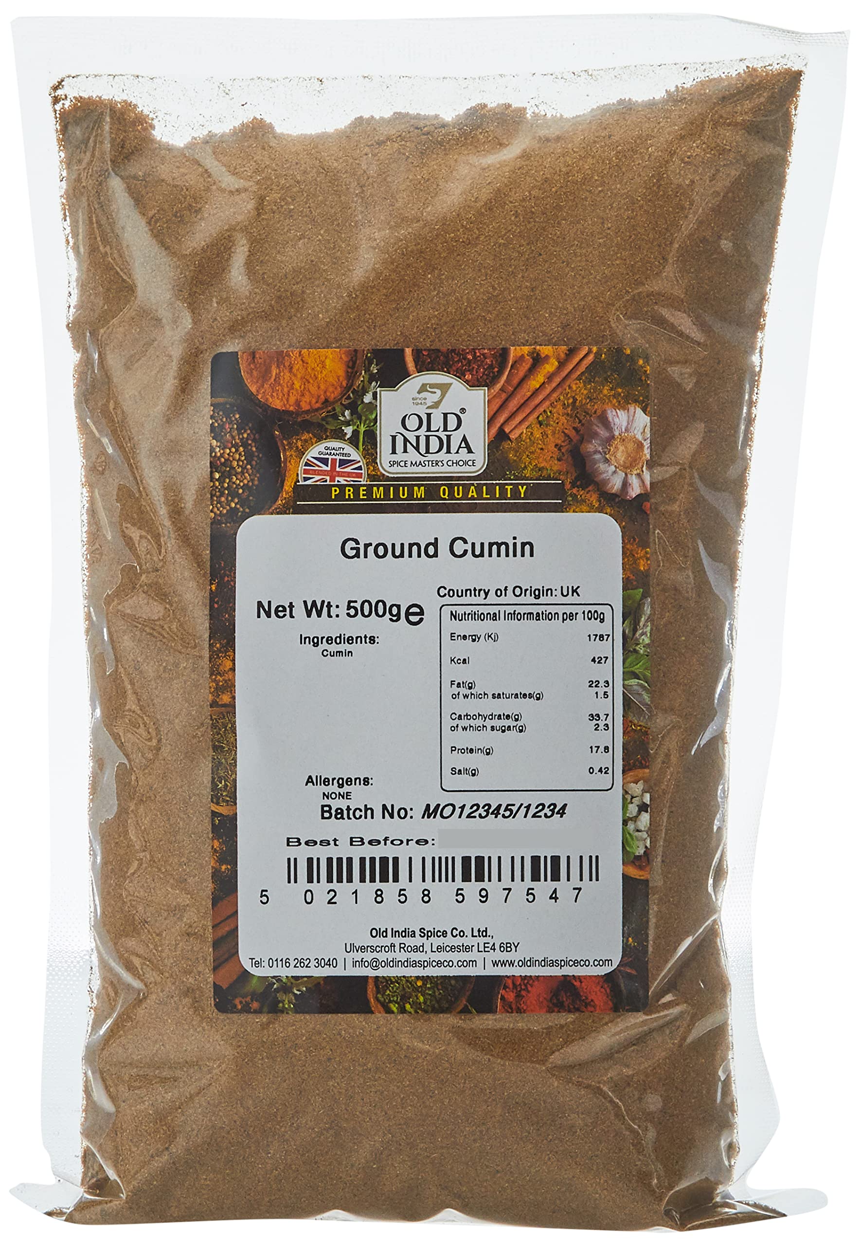 Old India Ground Cumin 500g