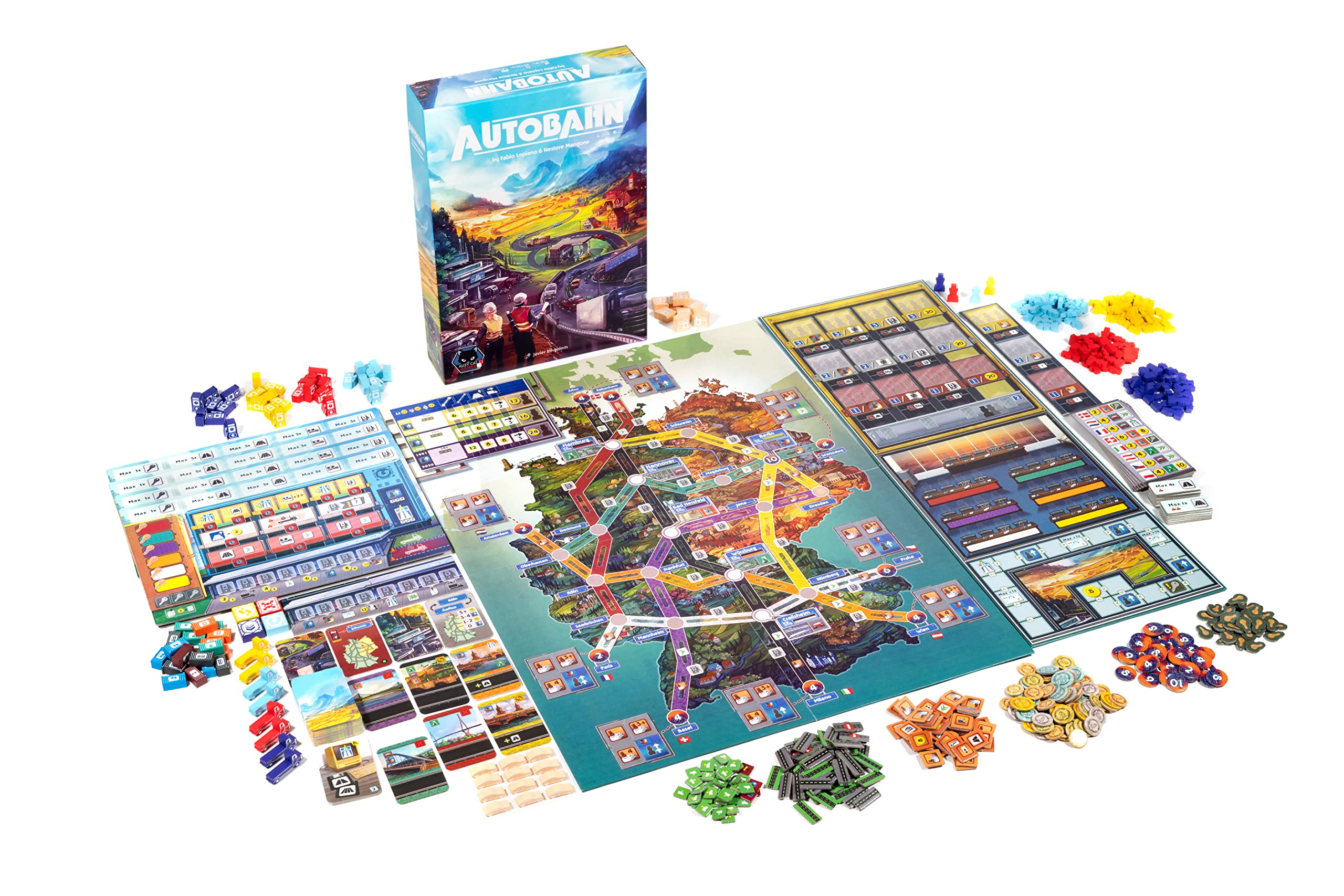 Alley Cat Games Autobahn Board Game 6