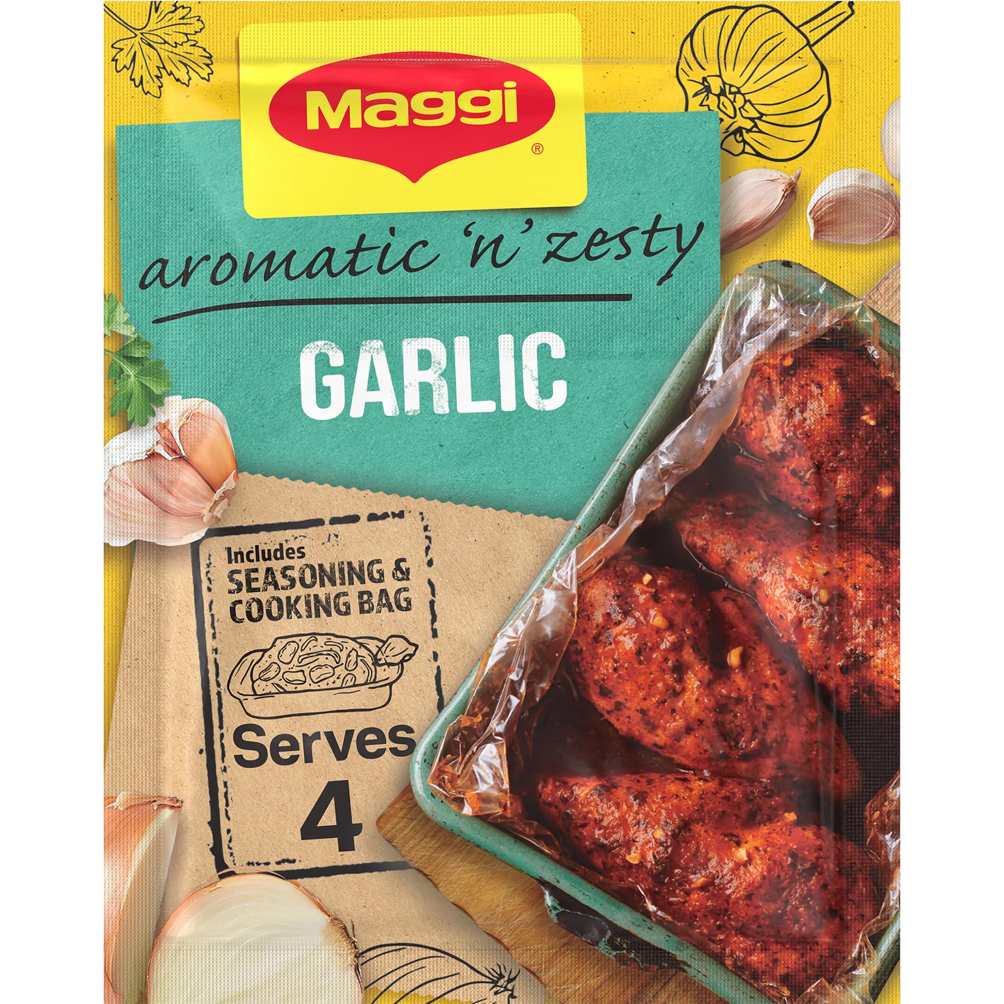MAGGI - So Juicy Garlic Chicken Recipe Mix (30g Sachet)