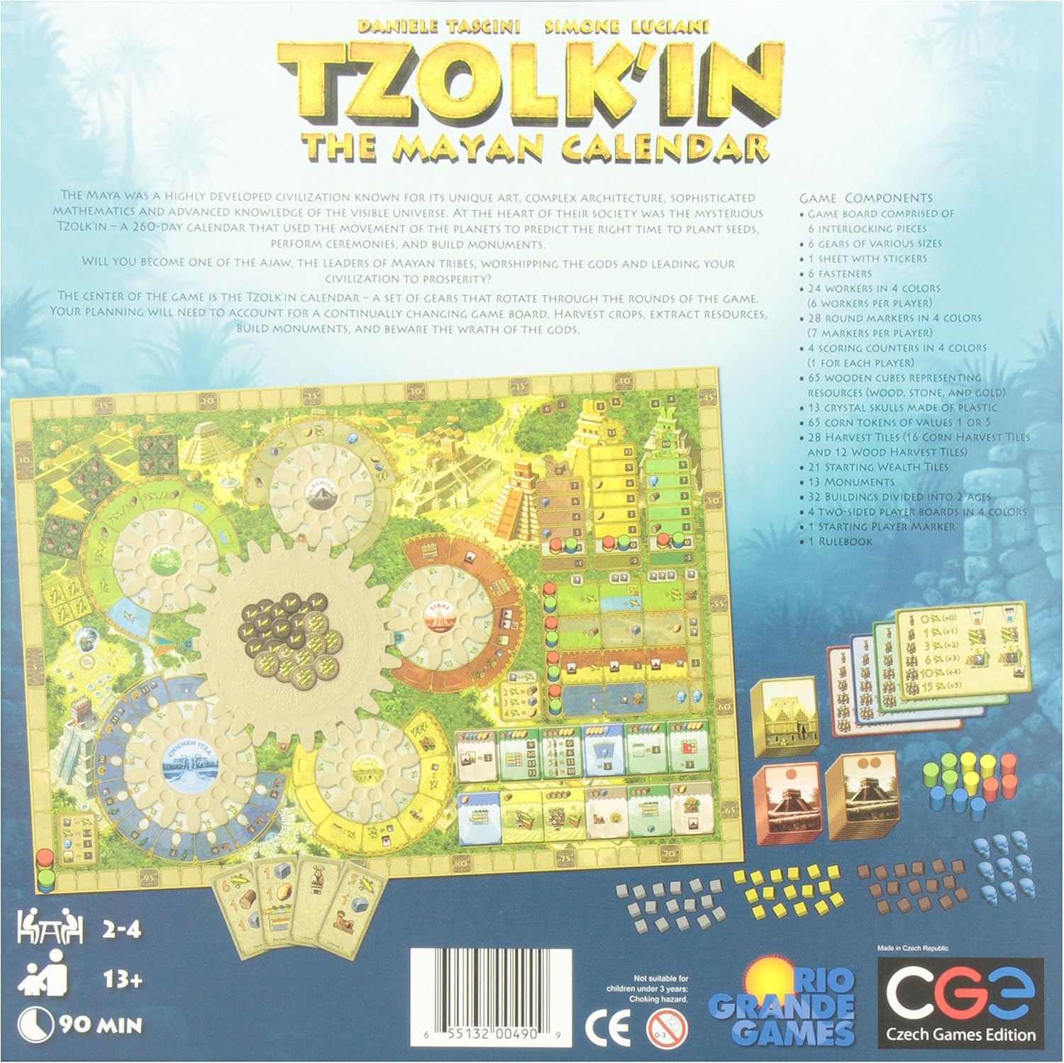 Czech Games Edition Tzolk'in: The Mayan Calendar Board Game 6