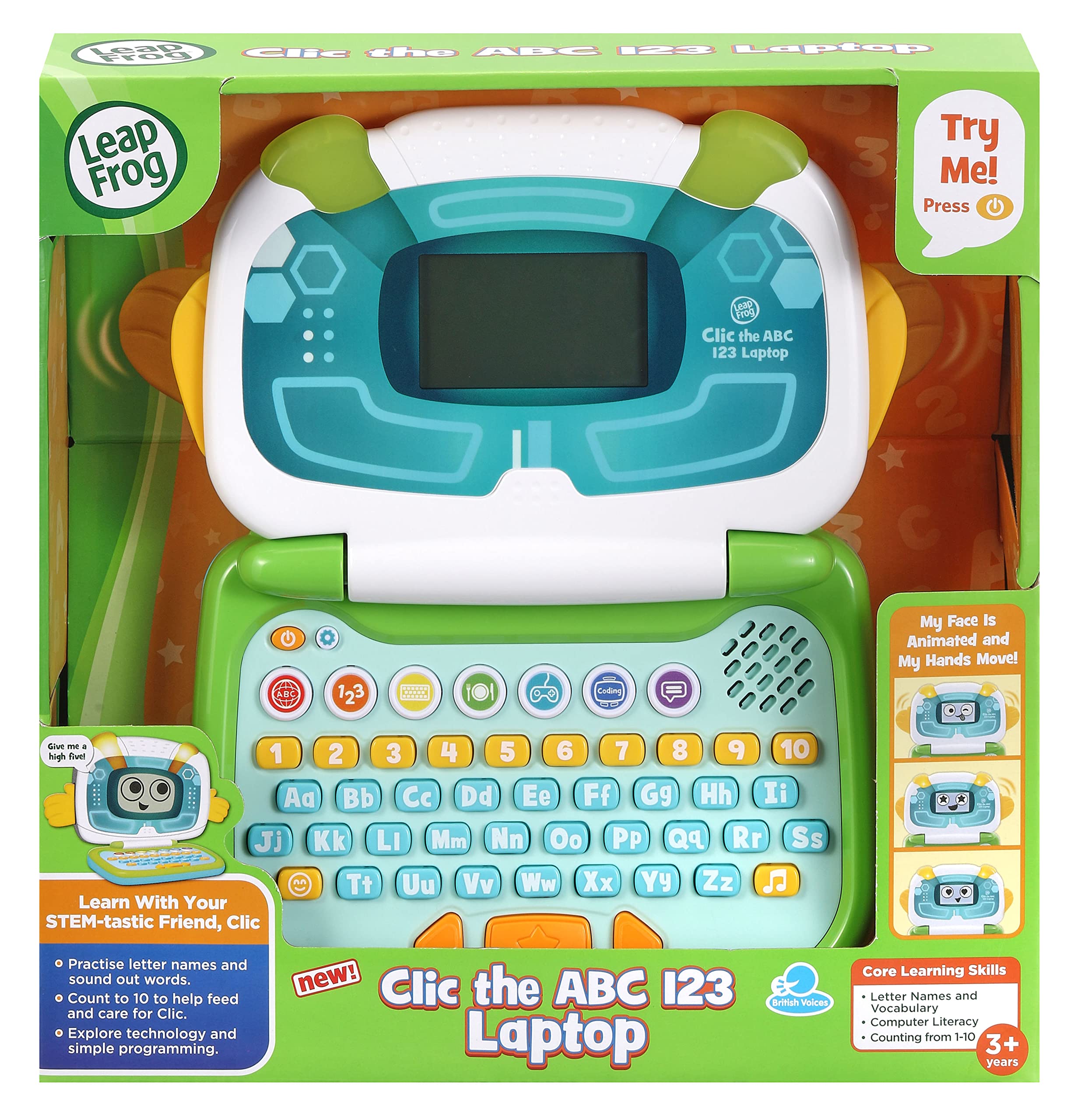 LeapFrog Clic the ABC 123 Laptop - Interactive Learning Laptop for Kids Ages 3-5 15