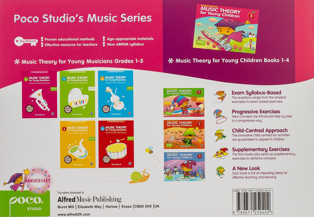 Alfred Music Music Theory for Young Children Book One, Second Edition - Paperback | English | 52 pages