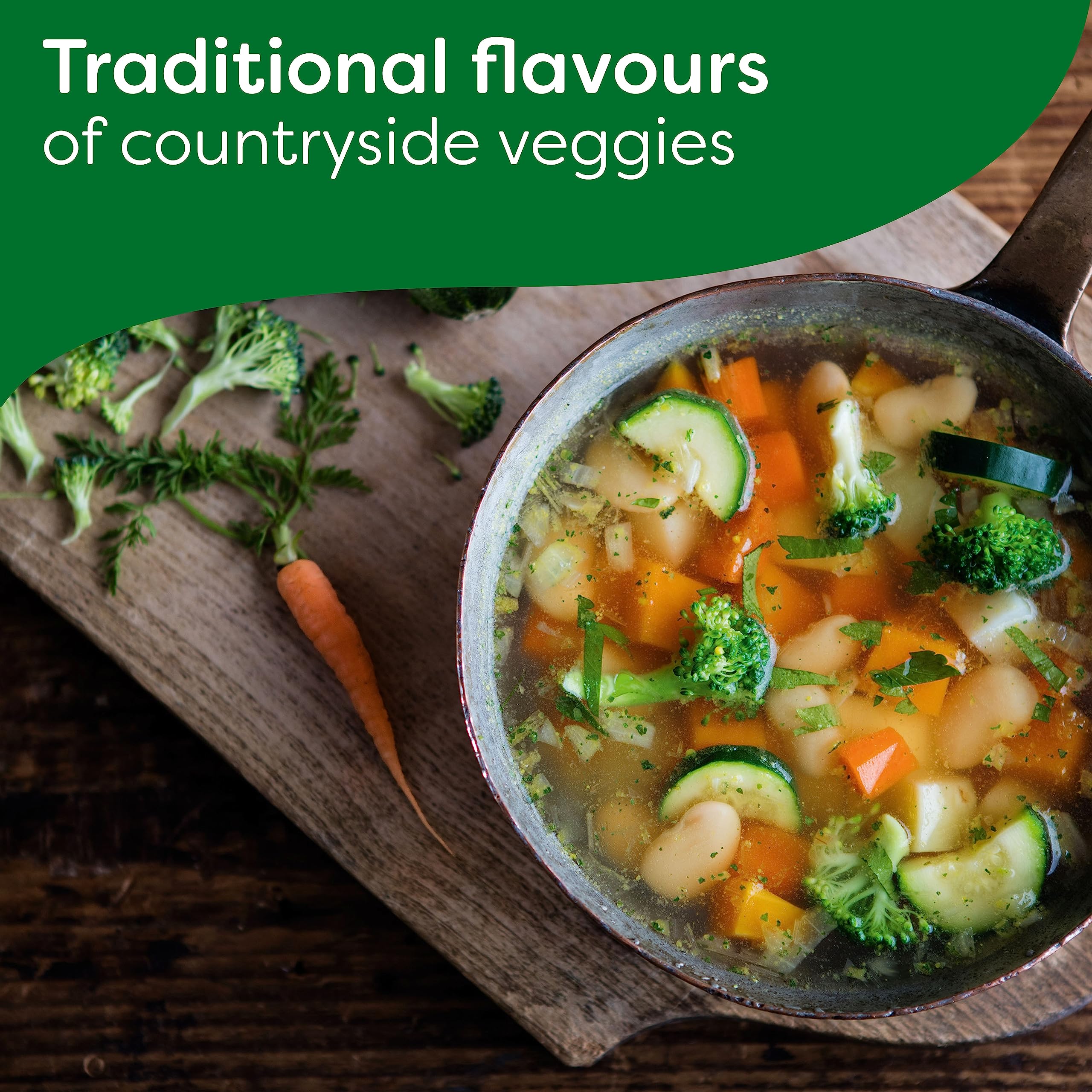 Knorr Thick Vegetable Dry Soup Mix - 9 Pack (75g Each) | Vegetarian & Quick Cook 3