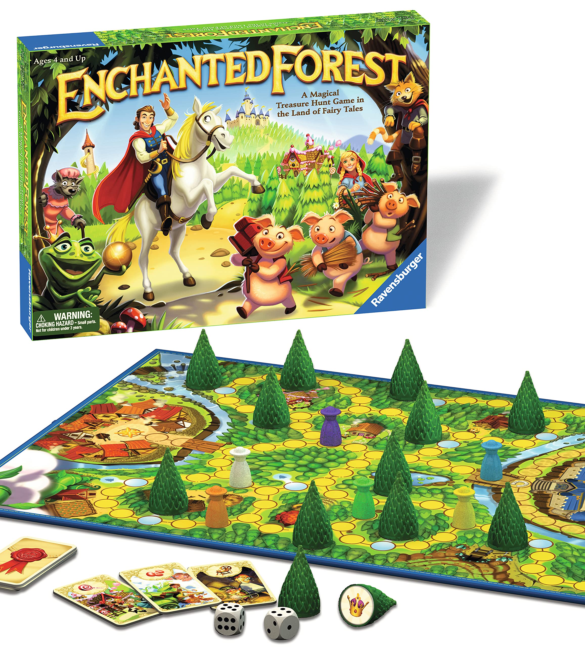 Ravensburger Enchanted Forest Classic Family Board Game | 2-6 Players | 20 Min Playtime | Ages 4+
