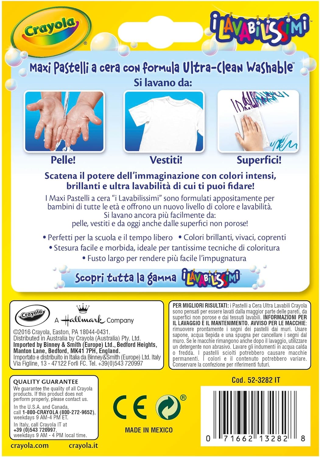 Crayola Ultra-Clean Washable Large Crayons - 8-Count Art Set 4