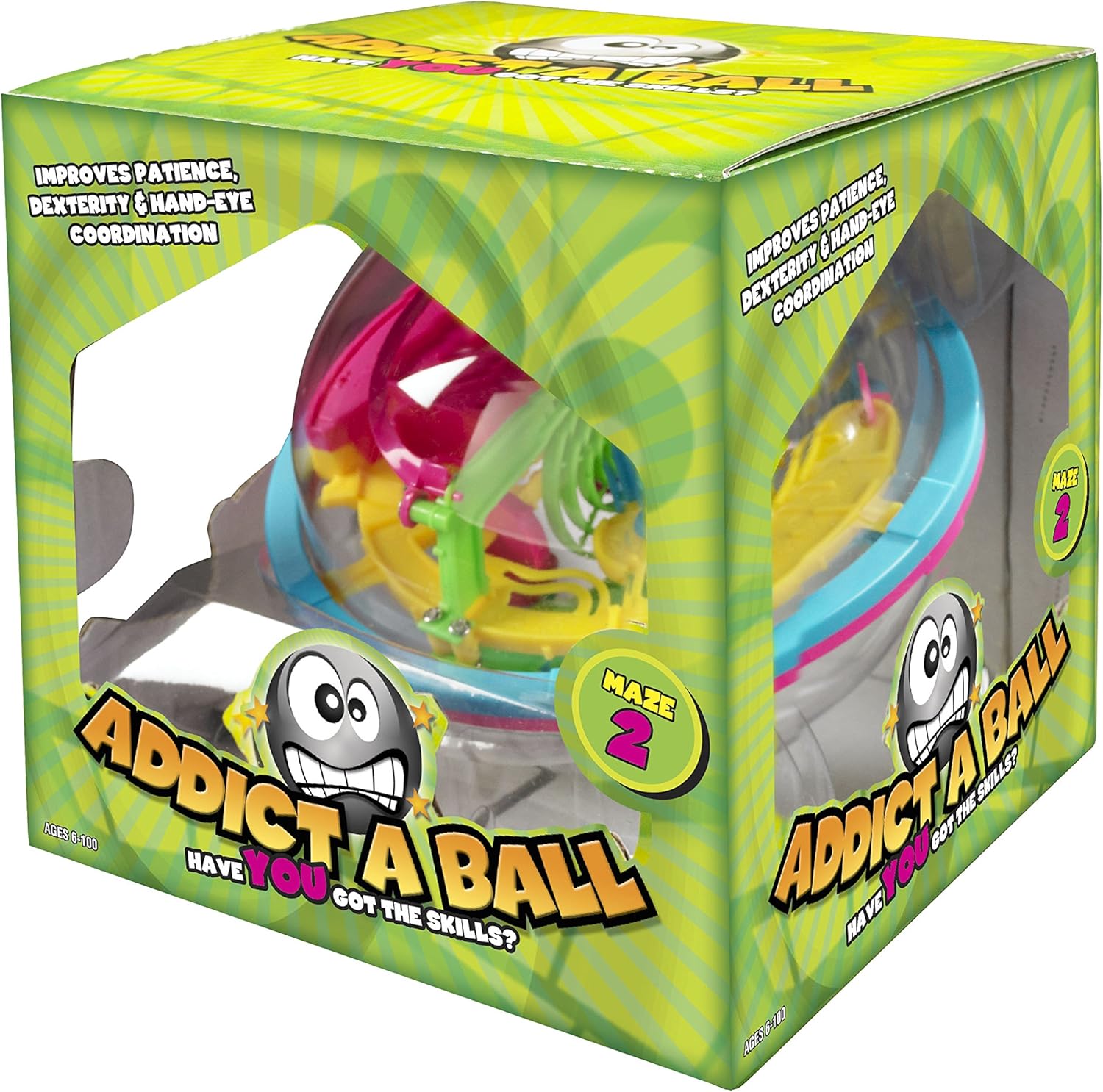 Kidult Addictaball Maze Puzzle 2 - 3D Brain Teaser Game for Ages 6+