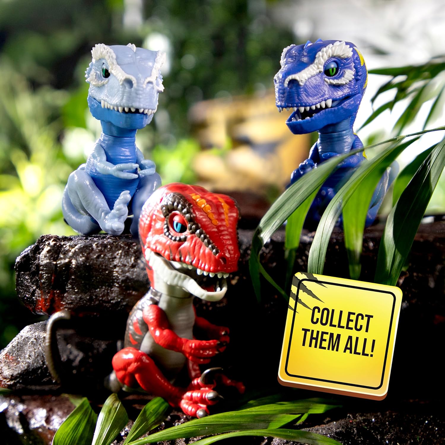 Untamed Roaring Dinos Interactive T-Rex - Cobalt Blue, 40+ Sounds & Reactions, Ages 5+ 7