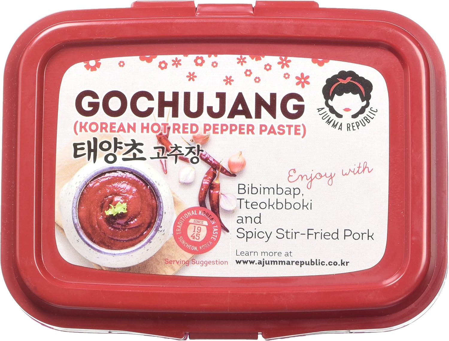 Ajumma Republic Korean Hot Red Pepper Paste Gochujang, 500g 6