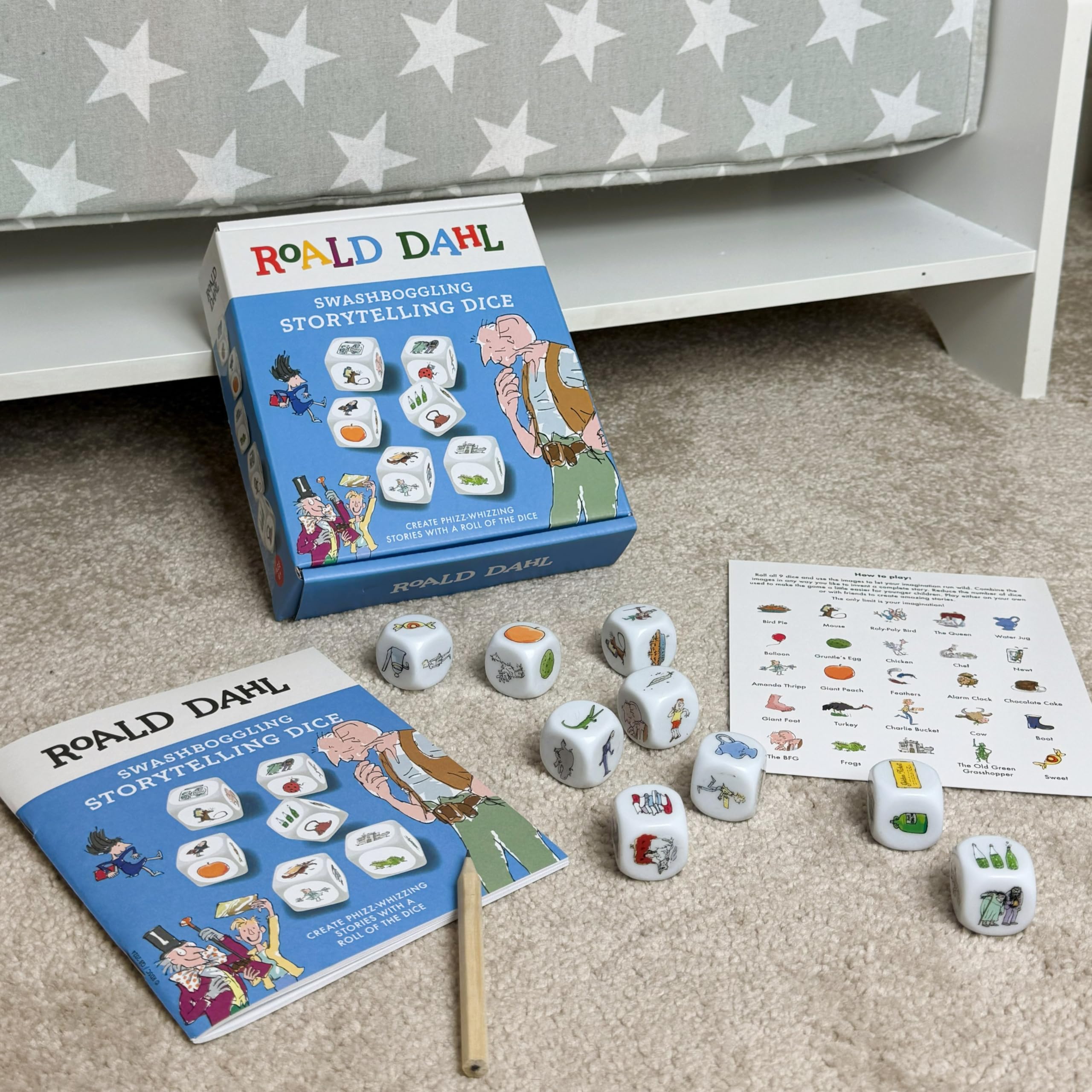 Roald Dahl Swashboggling Storytelling Dice Game 8