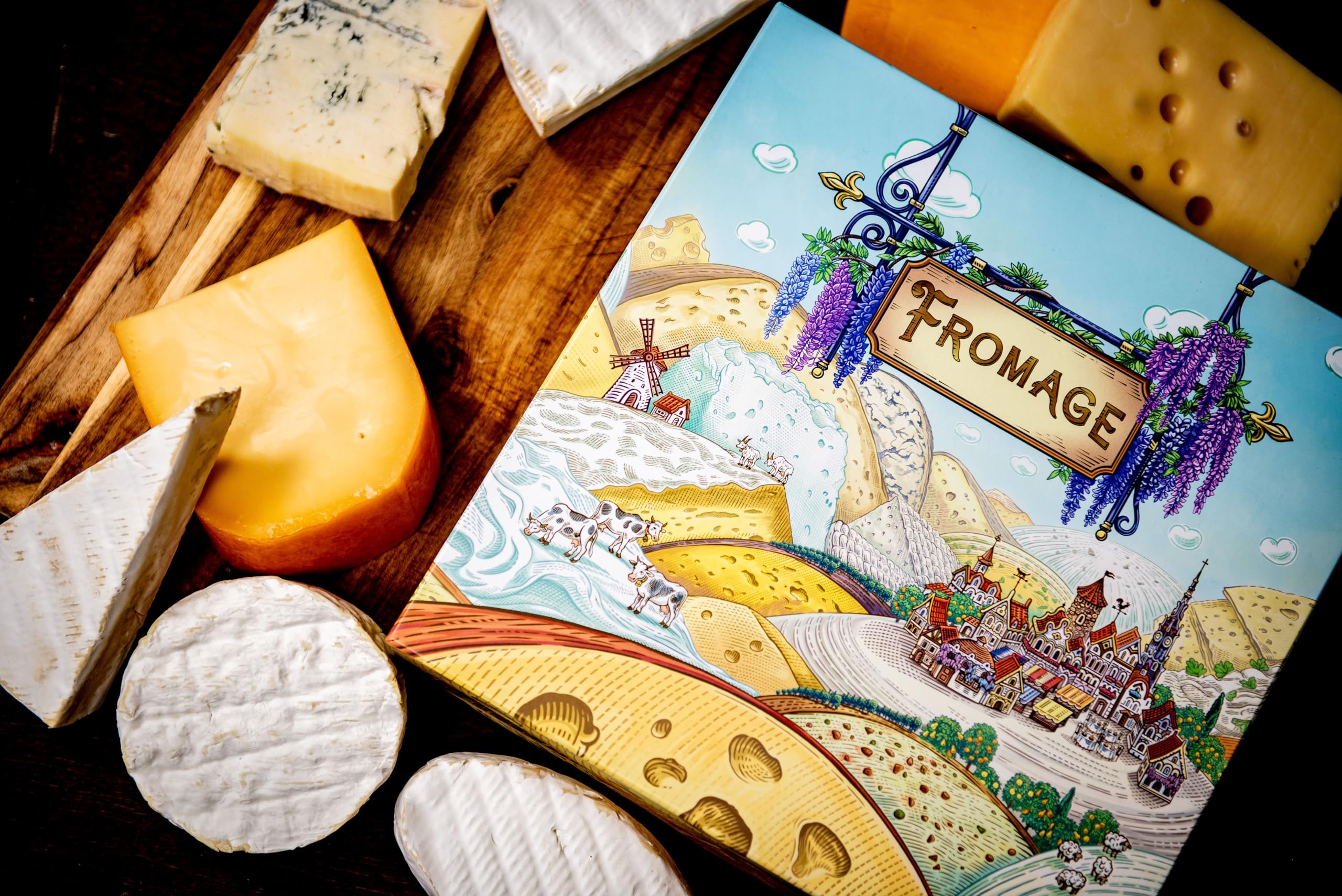 Road to Infamy Fromage Board Game | Simultaneous Worker Placement | 5,424 Setups