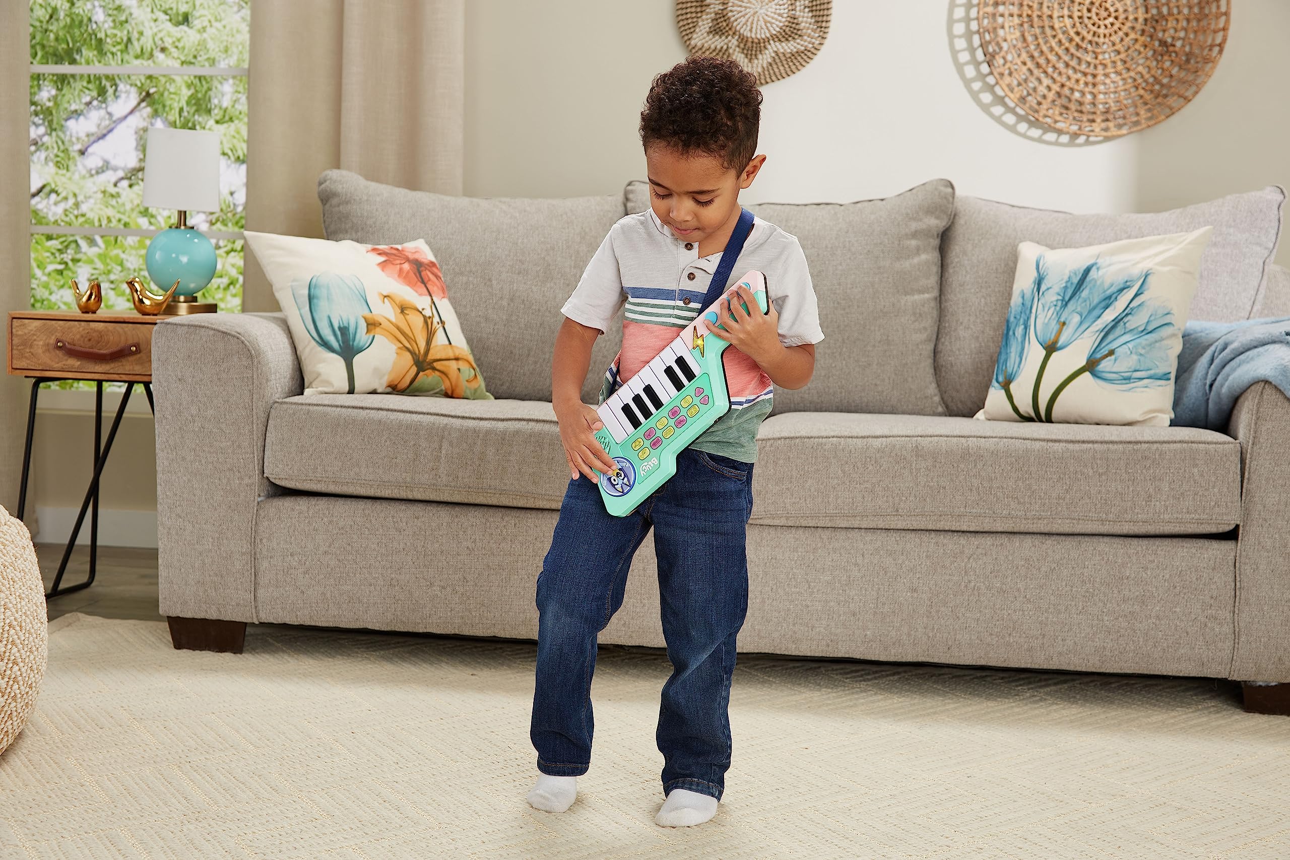 VTech Bluey Keytar - Official Musical Toy with 5 Instrument Sounds & Character Phrases 5