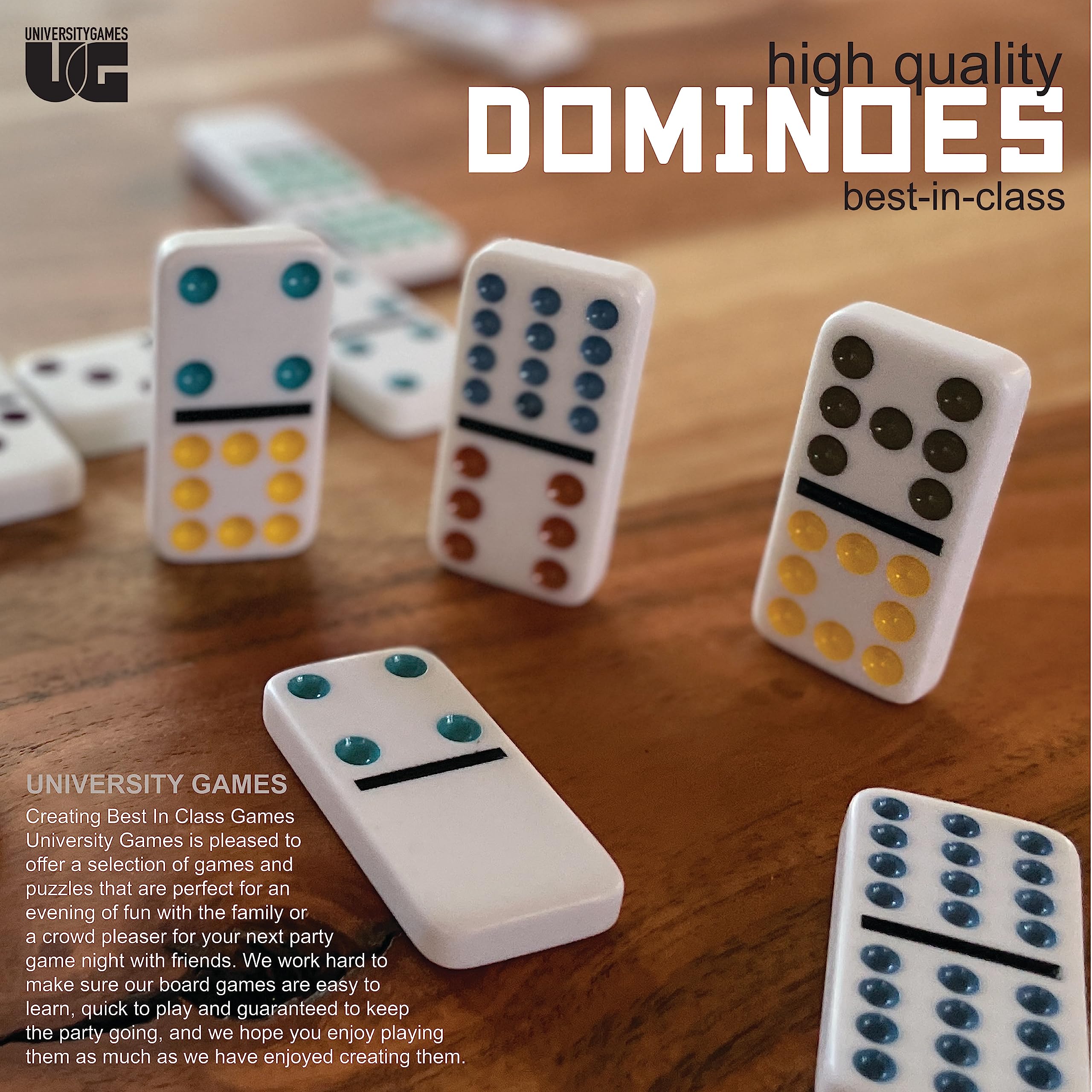 Front Porch Classics Double 9 Dominoes in a Tin 6