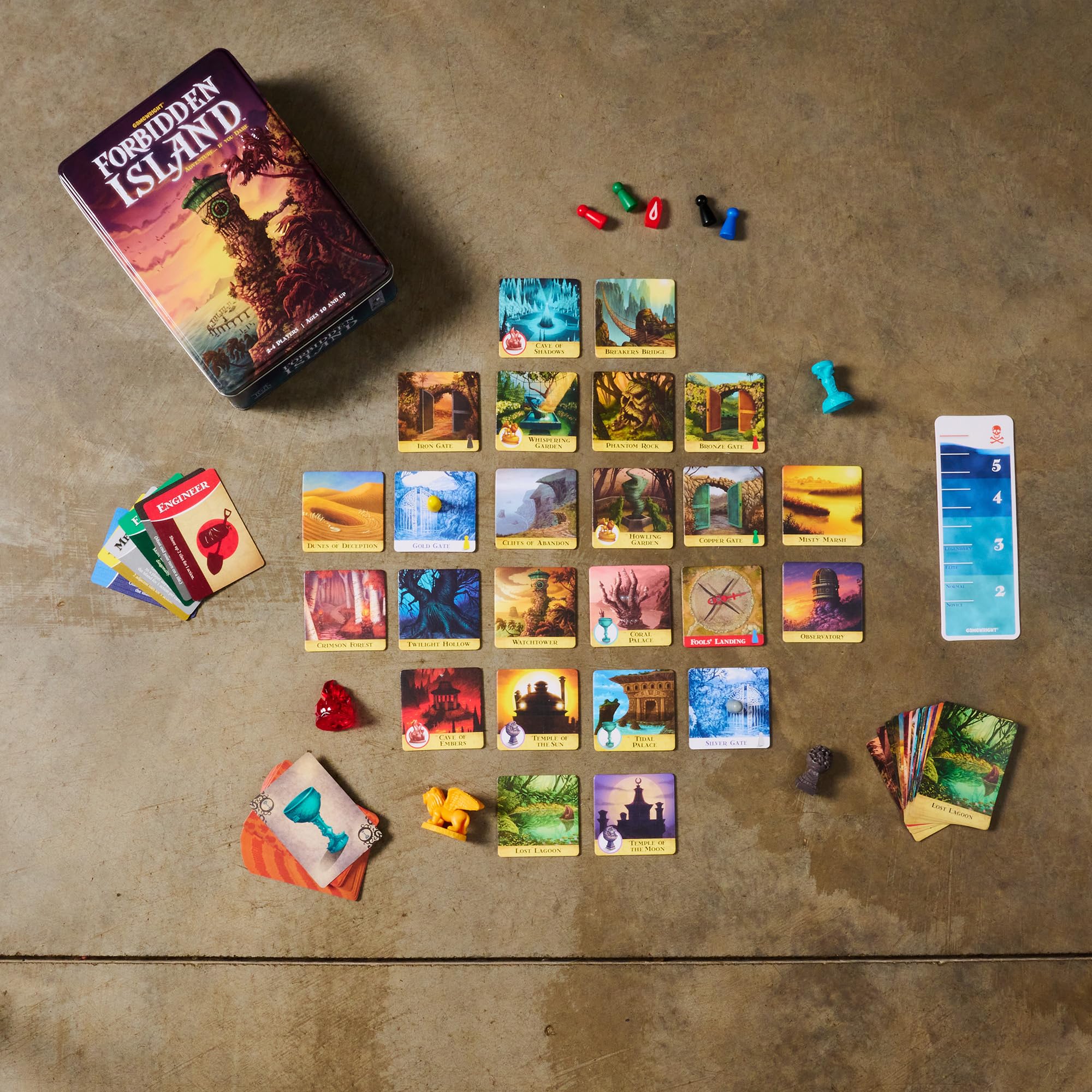 Gamewright Forbidden Island Board Game 8