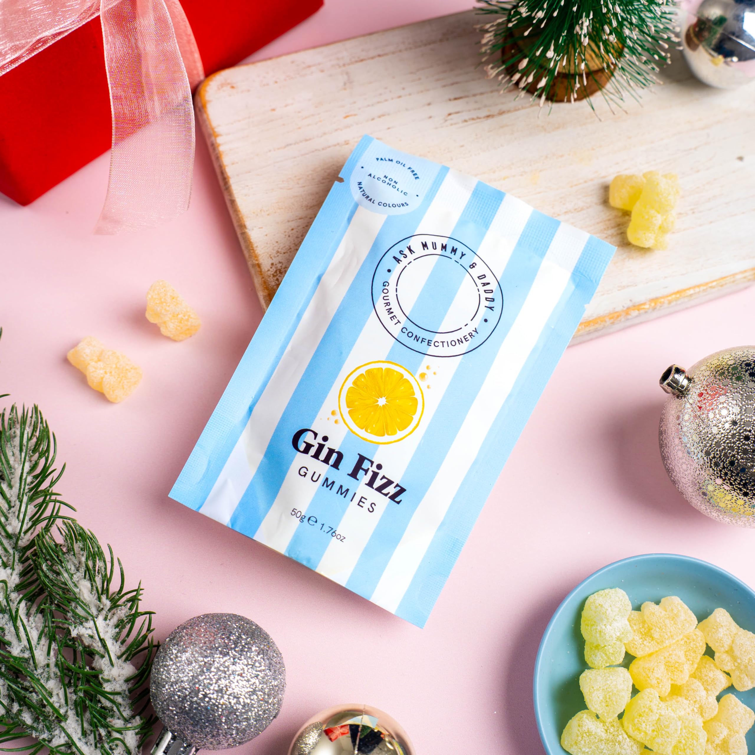 Ask Mummy & Daddy Gin Fizz Pouch - 50g | Dairy Free | Gluten Free 3