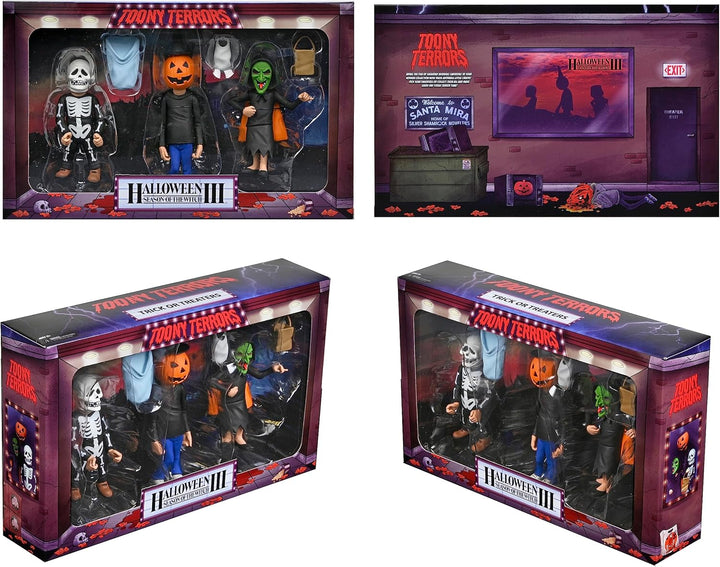 NECA Toony Terrors Halloween III: Season of the Witch - Trick-or-Treaters Action Figure 3-Pack (04485)