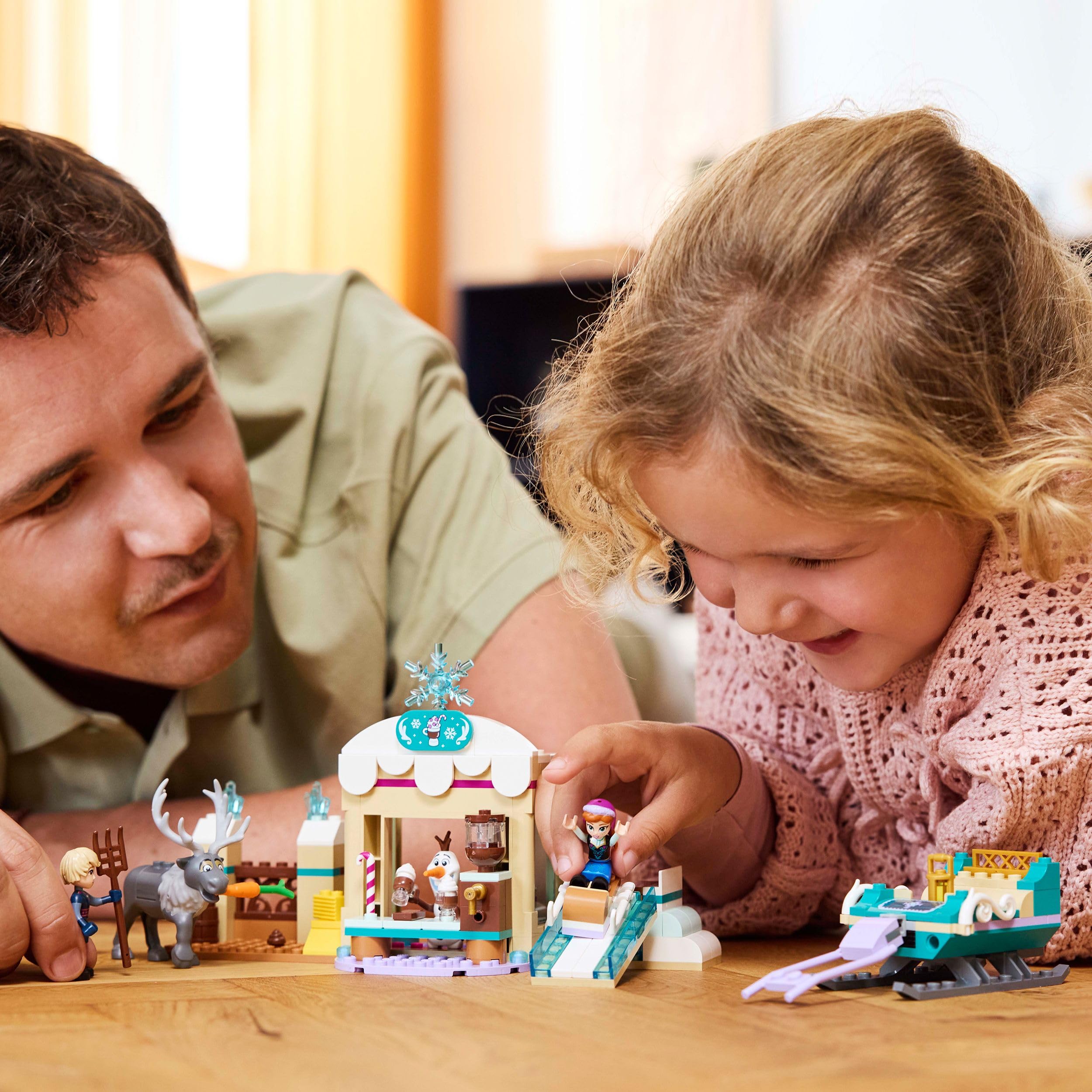 LEGO ǀ Disney Frozen Anna’s Sleigh Adventure Playset - Building Set with Hot Chocolate Stand & 4 Characters 7