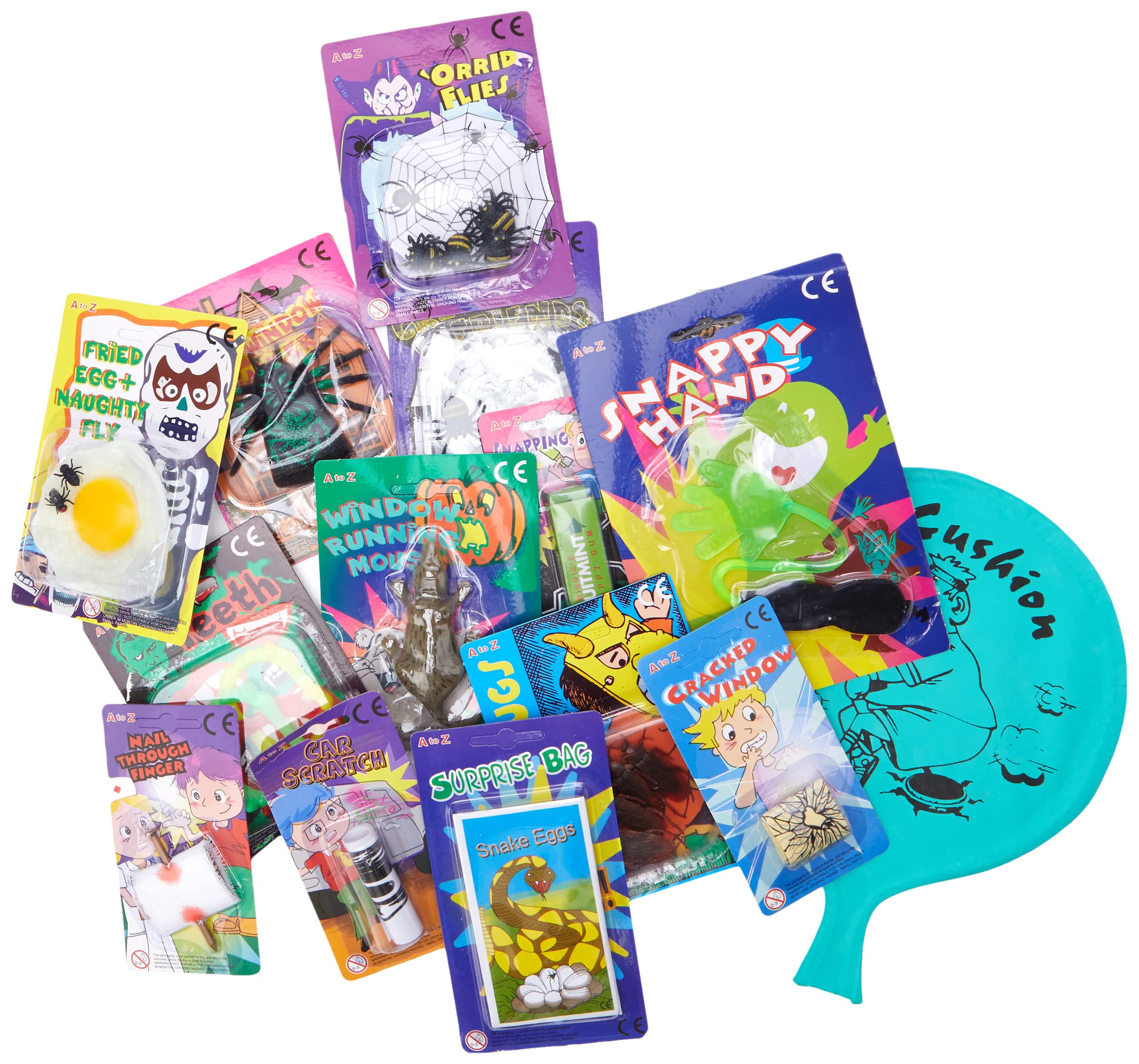 Atoz Giant Joke Box - 15 Practical Jokes Set | Ages 5+ | Multicolor Plastic 1