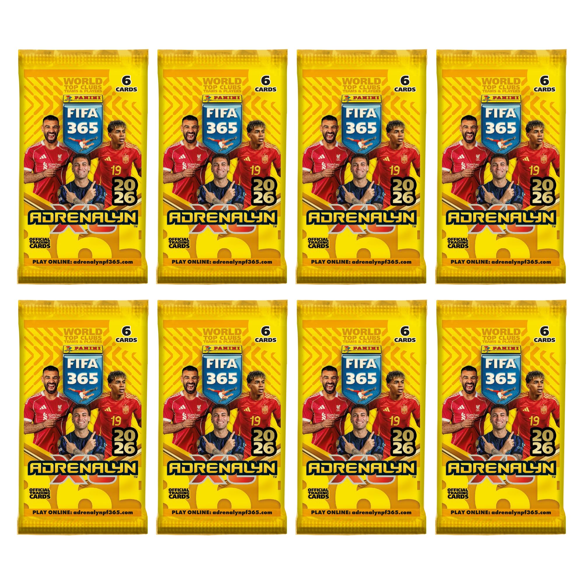 Panini FIFA 365 Adrenalyn XL 2026 Trading Cards - Multiset Booster Pack 4
