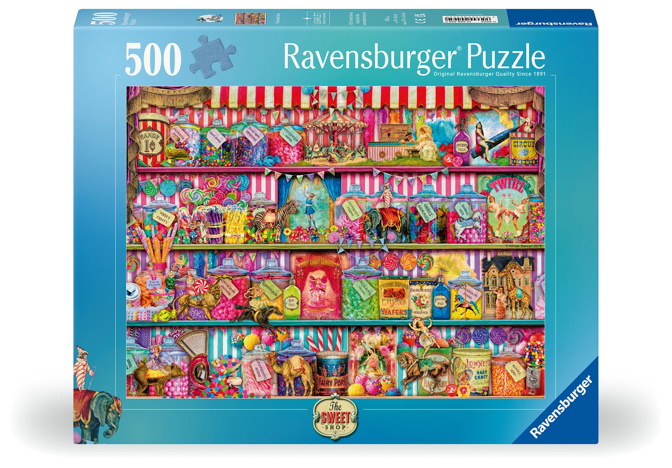Ravensburger The Sweet Shop Jigsaw Puzzle - 500 Pieces | Adults & Kids Age 10+