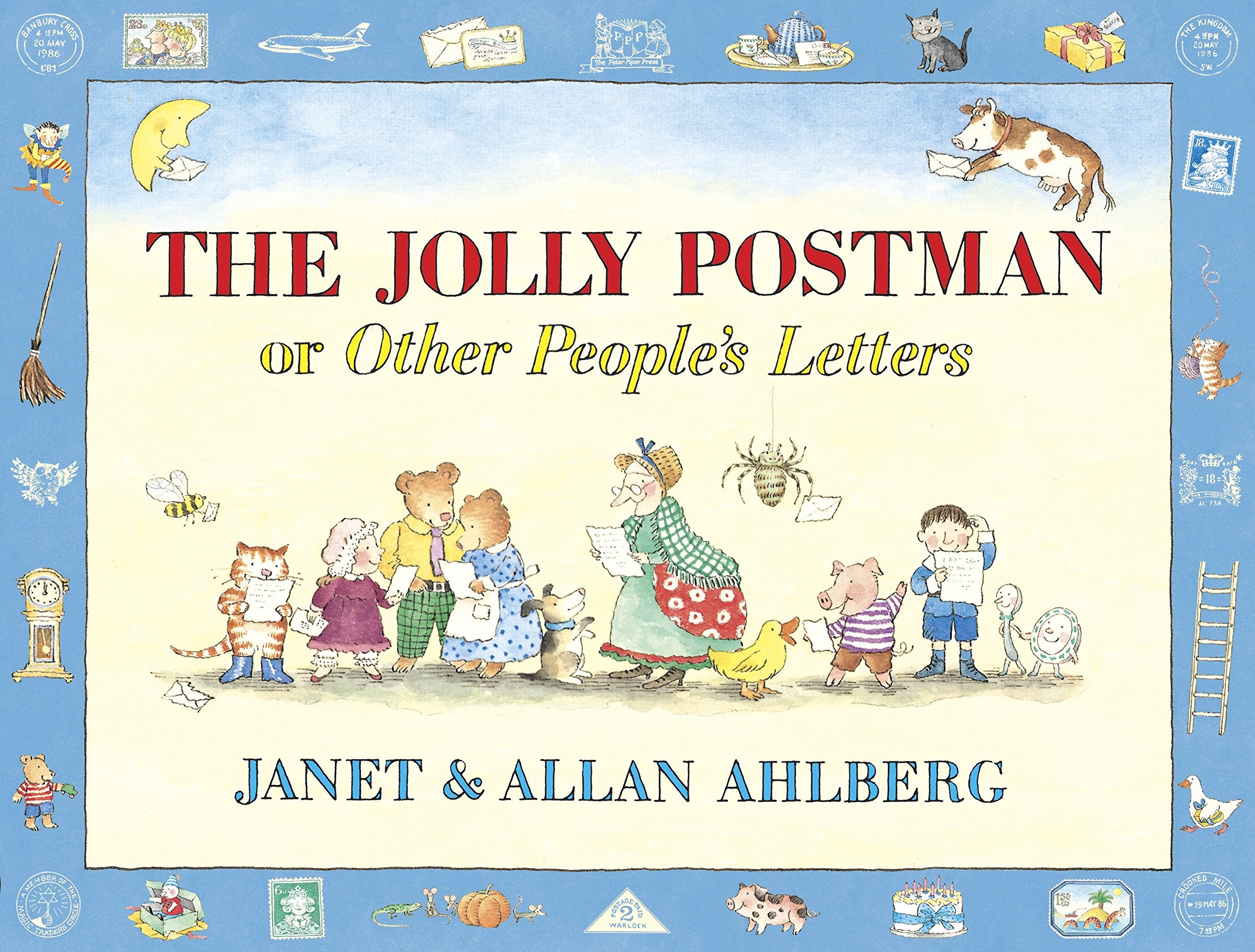 Puffin The Jolly Postman - Children's Travel Literature Fiction Hardcover Book