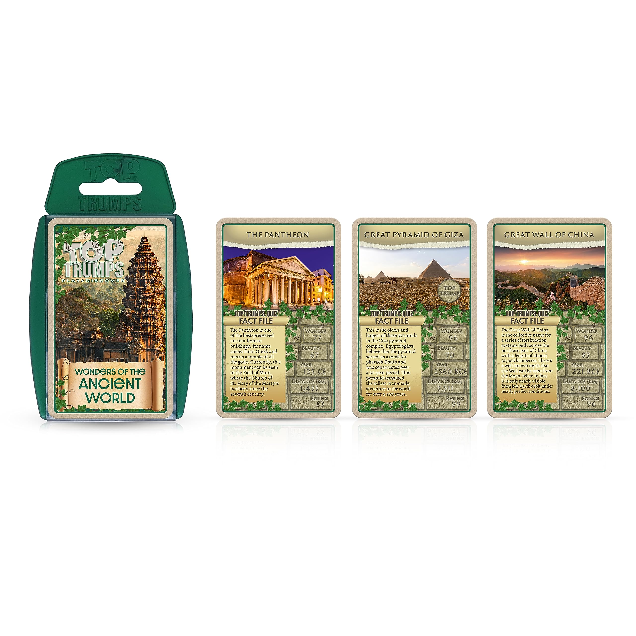 Top Trumps Wonders of the Ancient World Classic Card Game - Educational, Portable, Ages 6+