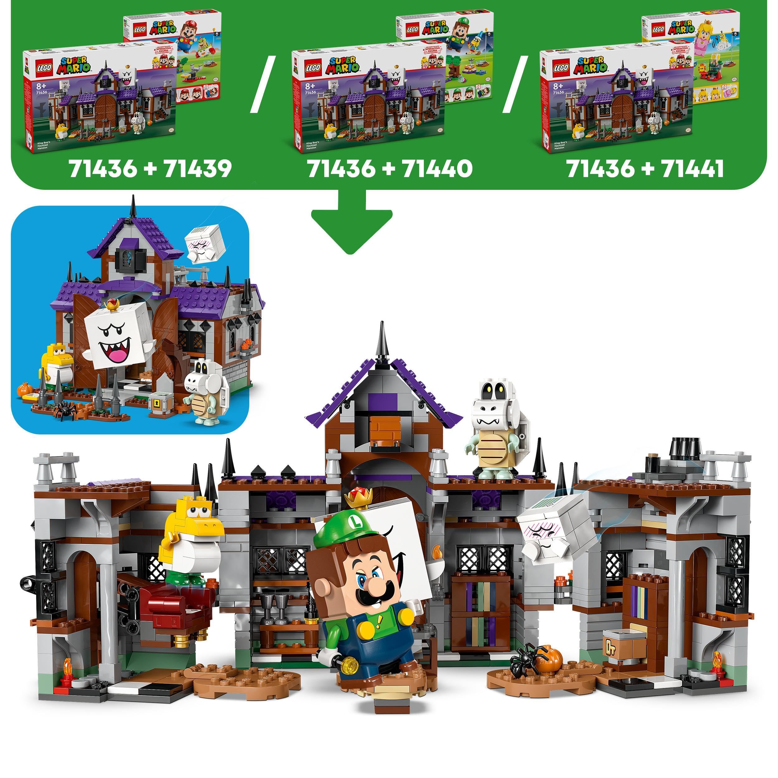 LEGO Super Mario King Boo’s Haunted Mansion Playset - Building Toy for Kids 8+ 7