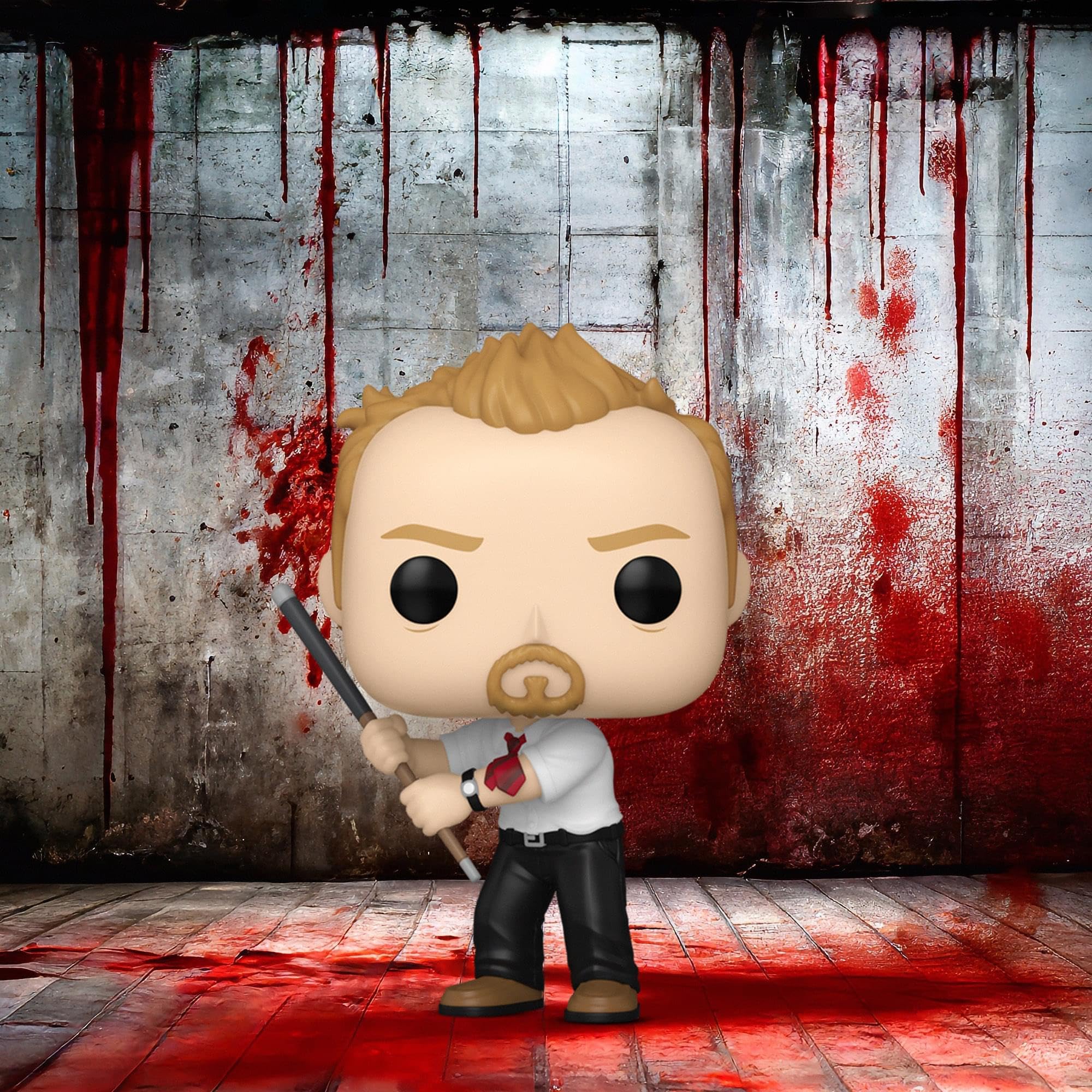 Funko Pop! Movies: SotD - Shaun - 1/6 Quote for Rare Chase Variant - Bloody 9