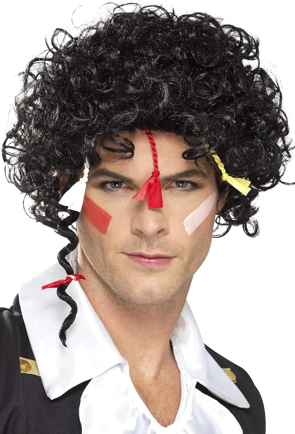 Smiffys 80s New Romantic Wig Black (One Size)