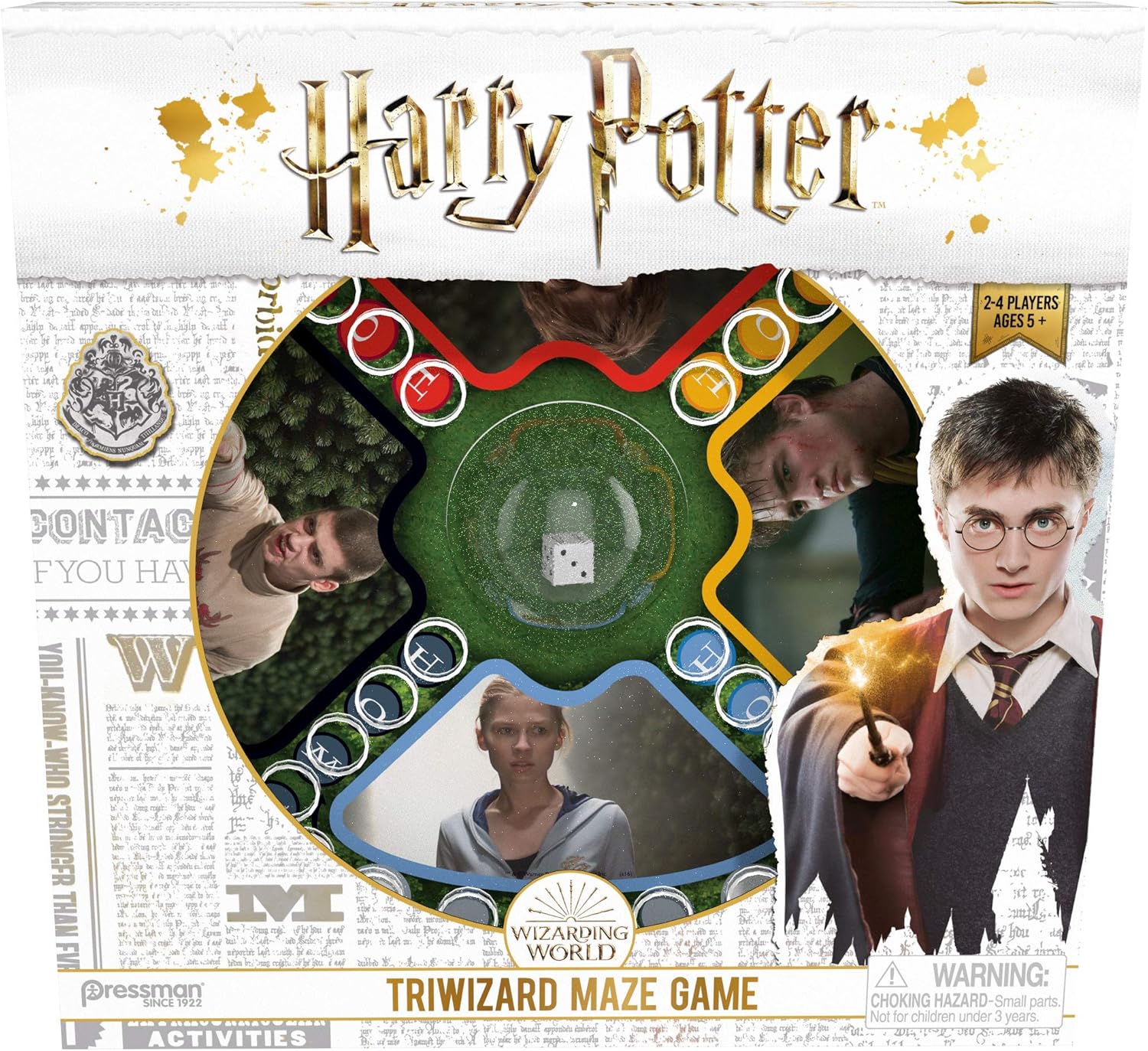 Goliath Games Harry Potter Tri-Wizard Maze Pop 'N' Race Board Game