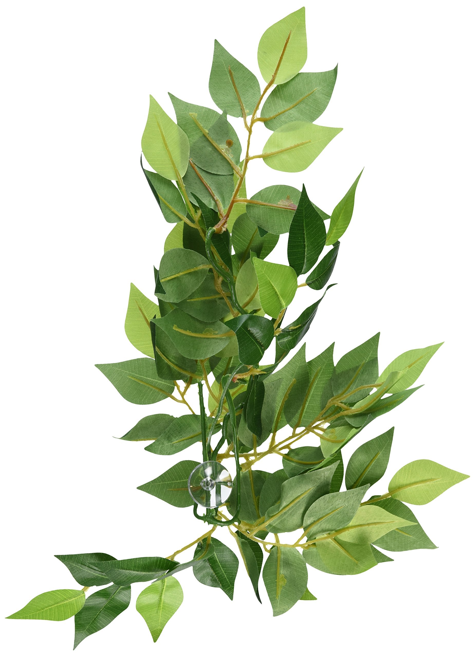 Hagen Exo Terra Small Silk Ficus Plant - Realistic Terrarium Decor | Plastic | 51x152x432mm