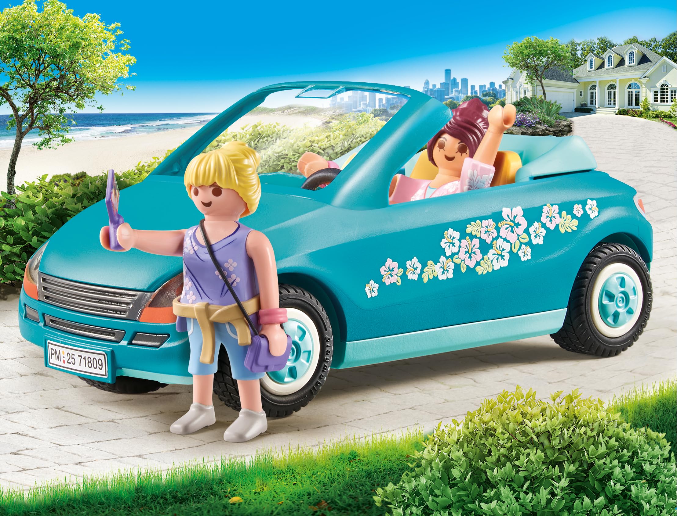 PLAYMOBIL Convertible Adventure 71809 - Toy Car Playset for Kids 4+ 9