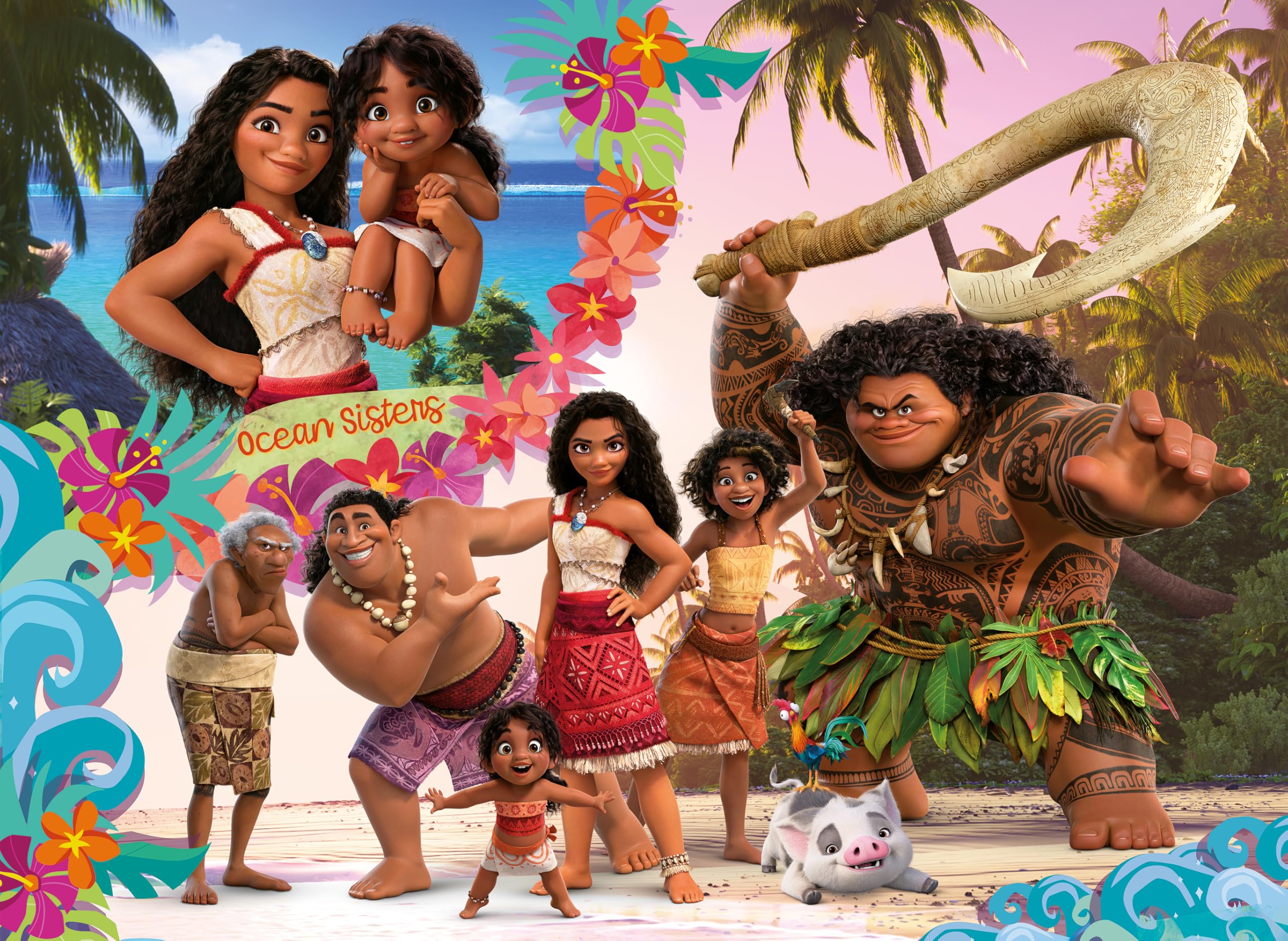 Liscianigiochi DISNEY Vaiana MaxiPlus Puzzle - 48 Piece Double Sided for Ages 4+ 2