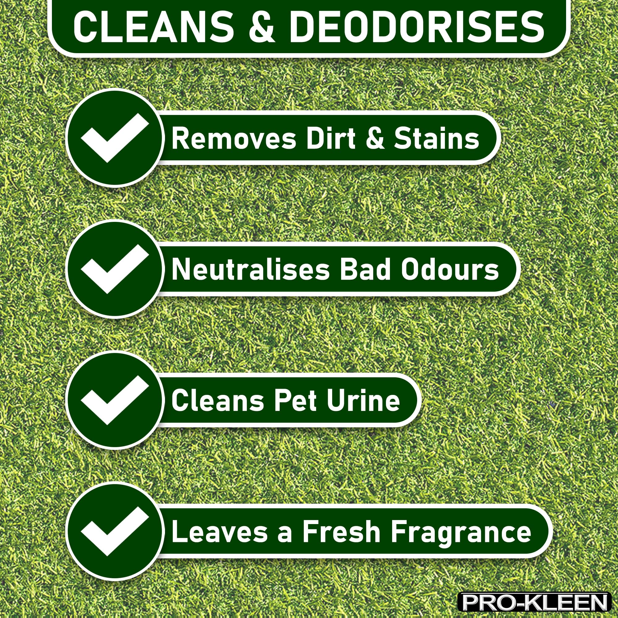 Pro-Kleen ProBio Artificial Grass Cleaner - Probiotic Deodoriser | 1L | Floral Scent 8