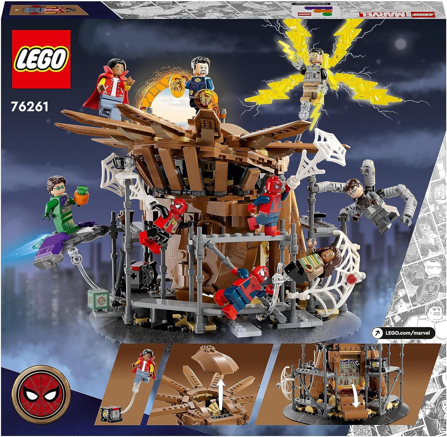 LEGO 76261 Marvel Spider-Man Final Battle Set - 900-Piece Building Playset for Ages 10+ 7