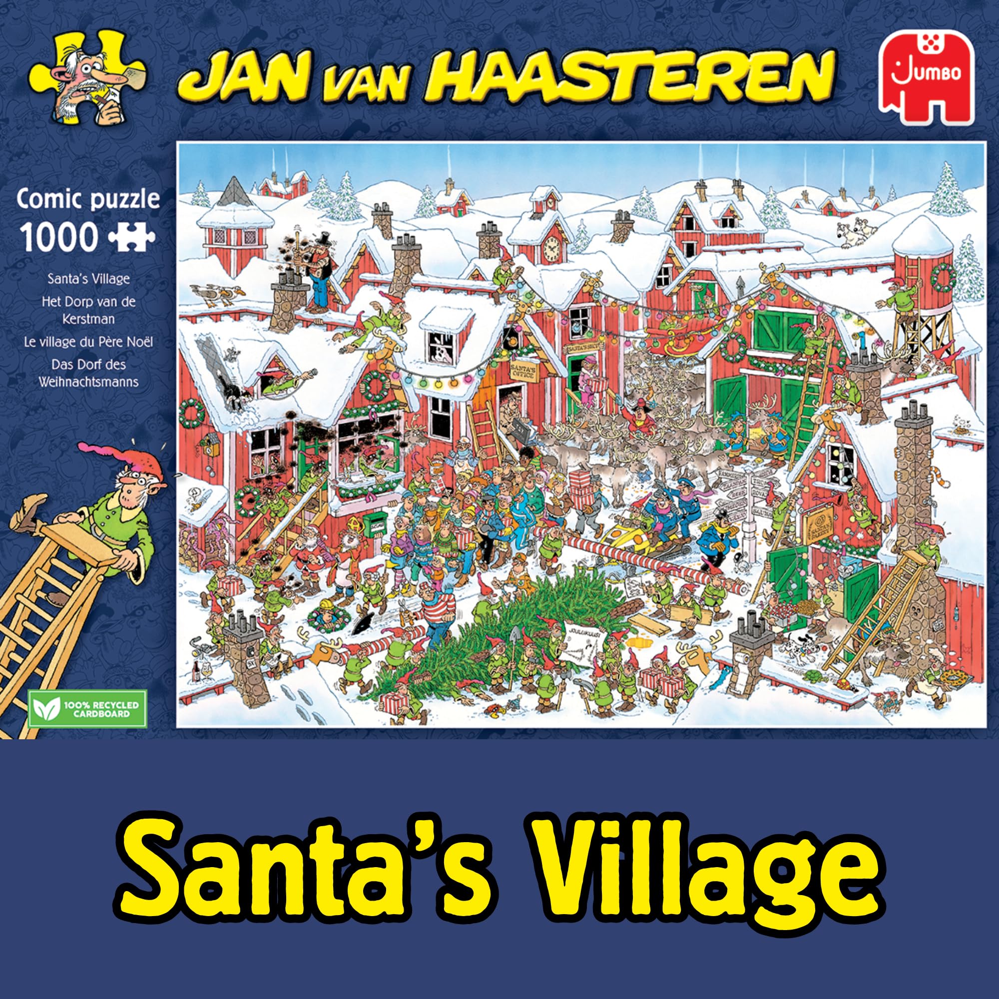 Jan Van Haasteren Santa's Village - 1000 Piece Adult Puzzle 9