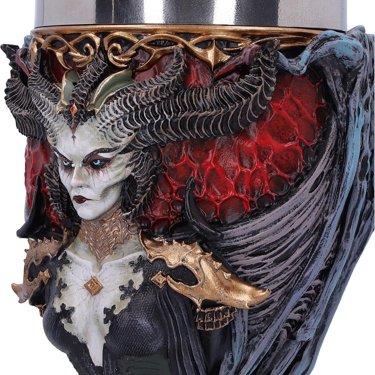 Nemesis Now Diablo IV - Lilith Resin Goblet (B6442X3) 12