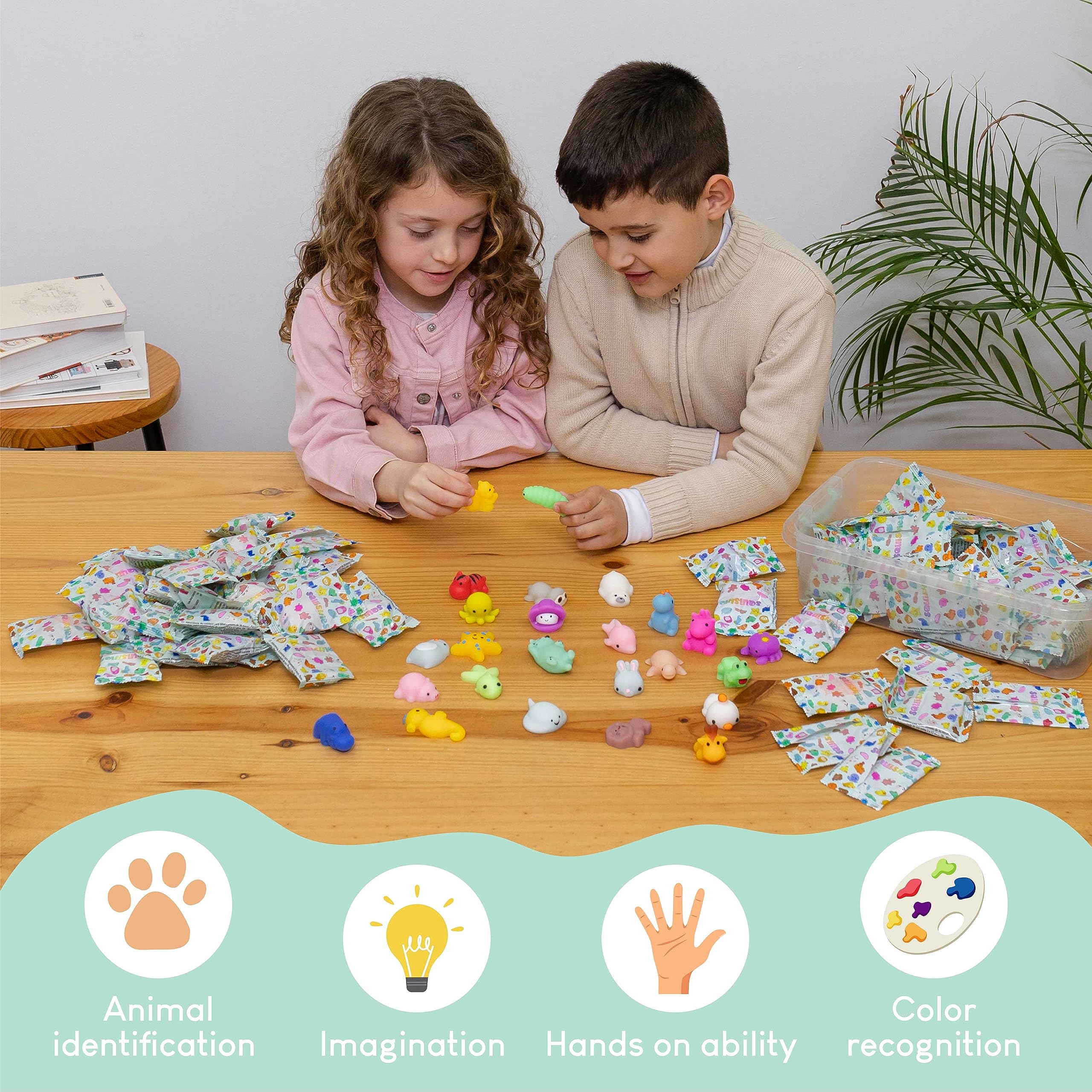 Mochi Squishy Toys - Pack of 80 Unique Squishies for Kids Party Favors 7