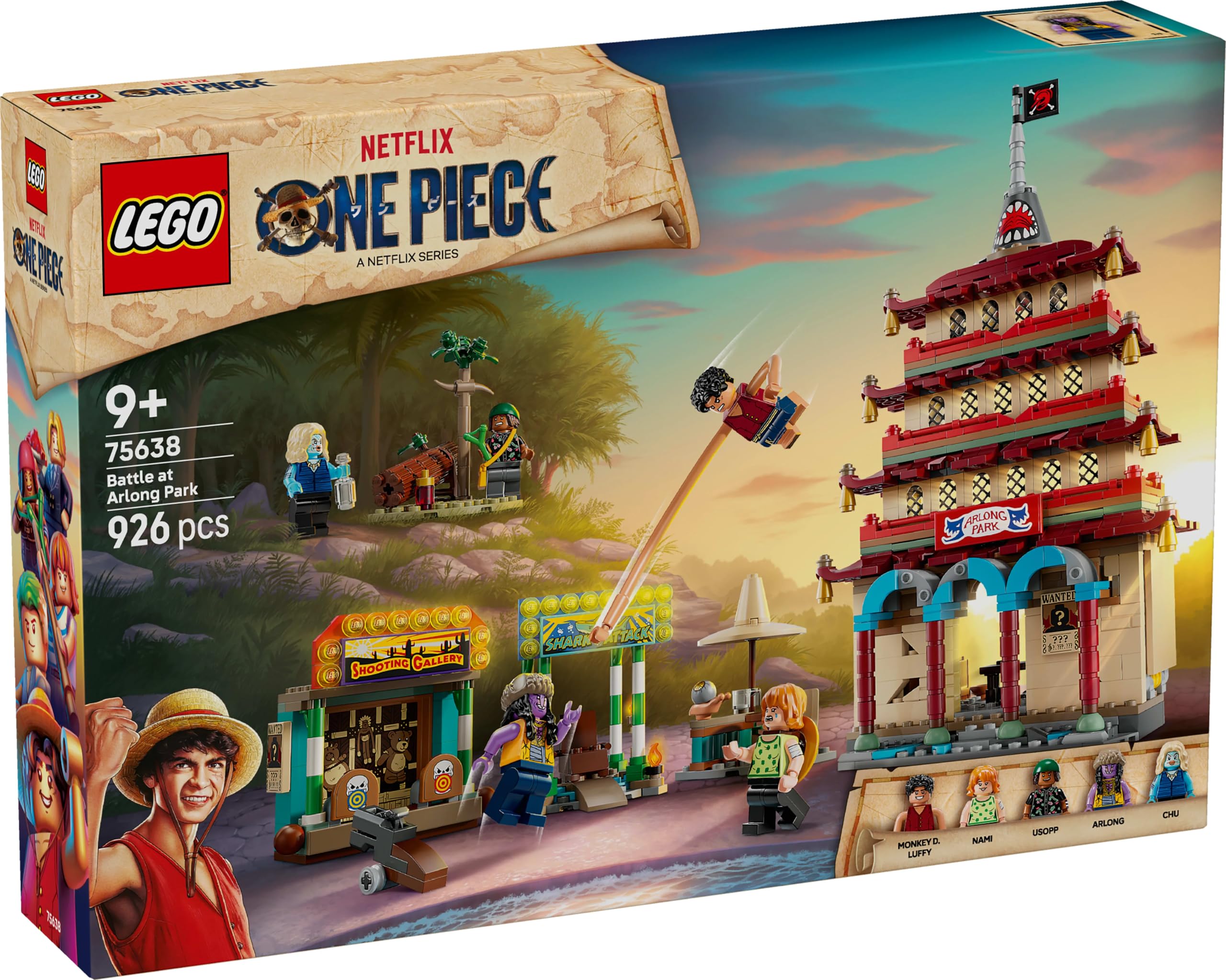 LEGO ONE PIECE Battle at Arlong Park - 926-Piece Building Set with 5 Minifigures for Kids 9+ 6