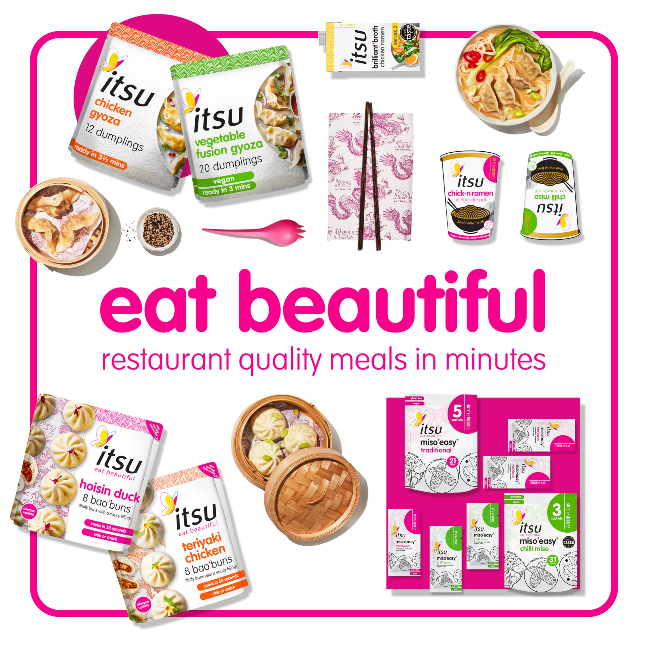 Itsu - Rice Noodles 180g | Vegan Japanese-Style Noodles for Soups & Stir-Fries 7