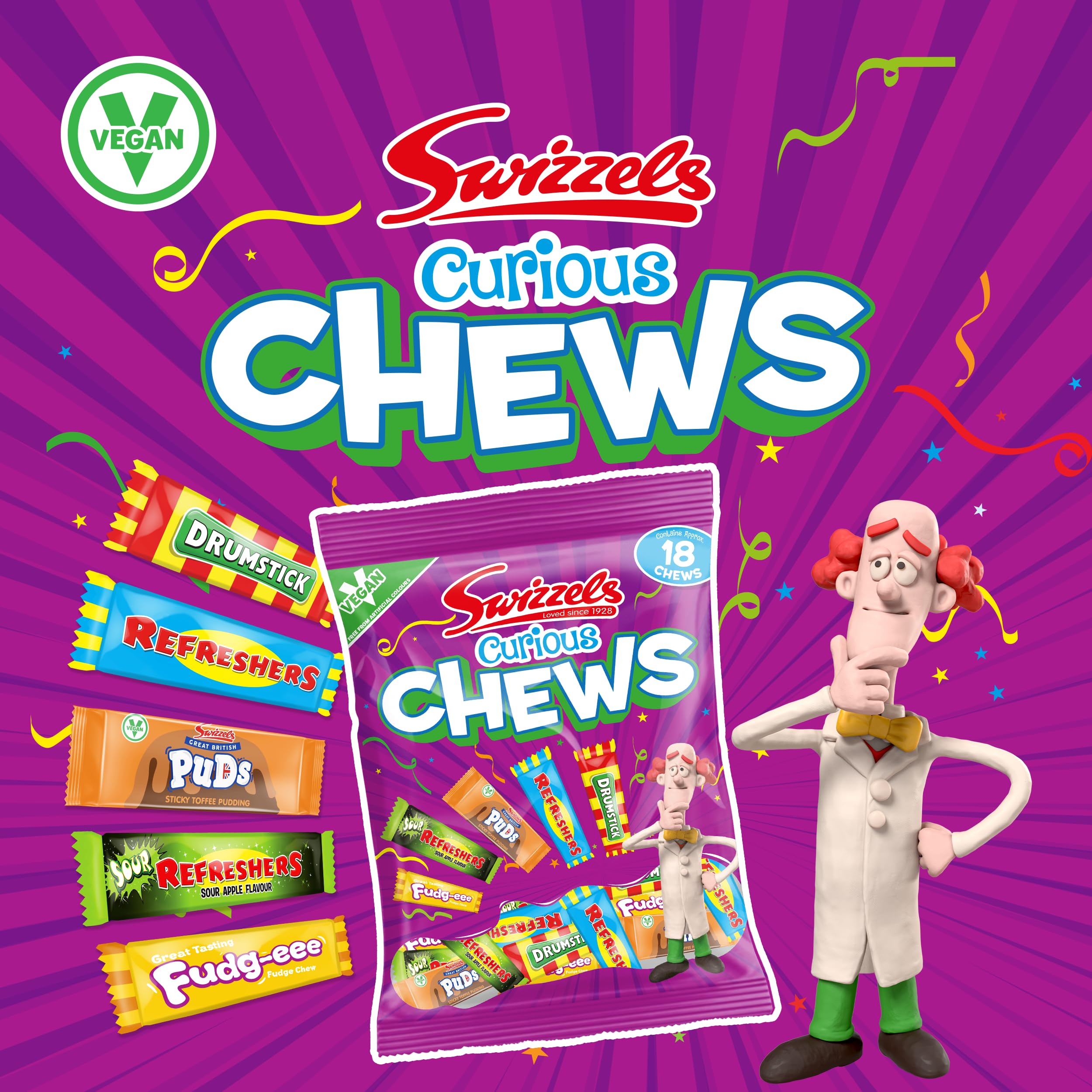 Swizzels Curious Chews 171g, White 6