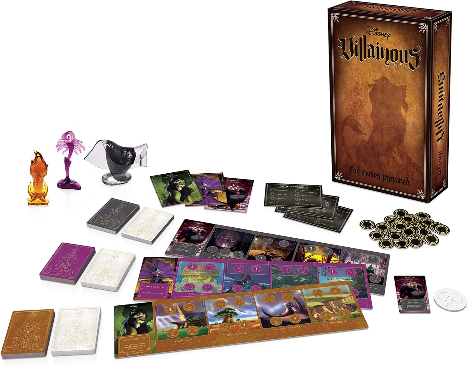 Ravensburger Disney Villainous Evil Comes Prepared Strategy Board Game 10