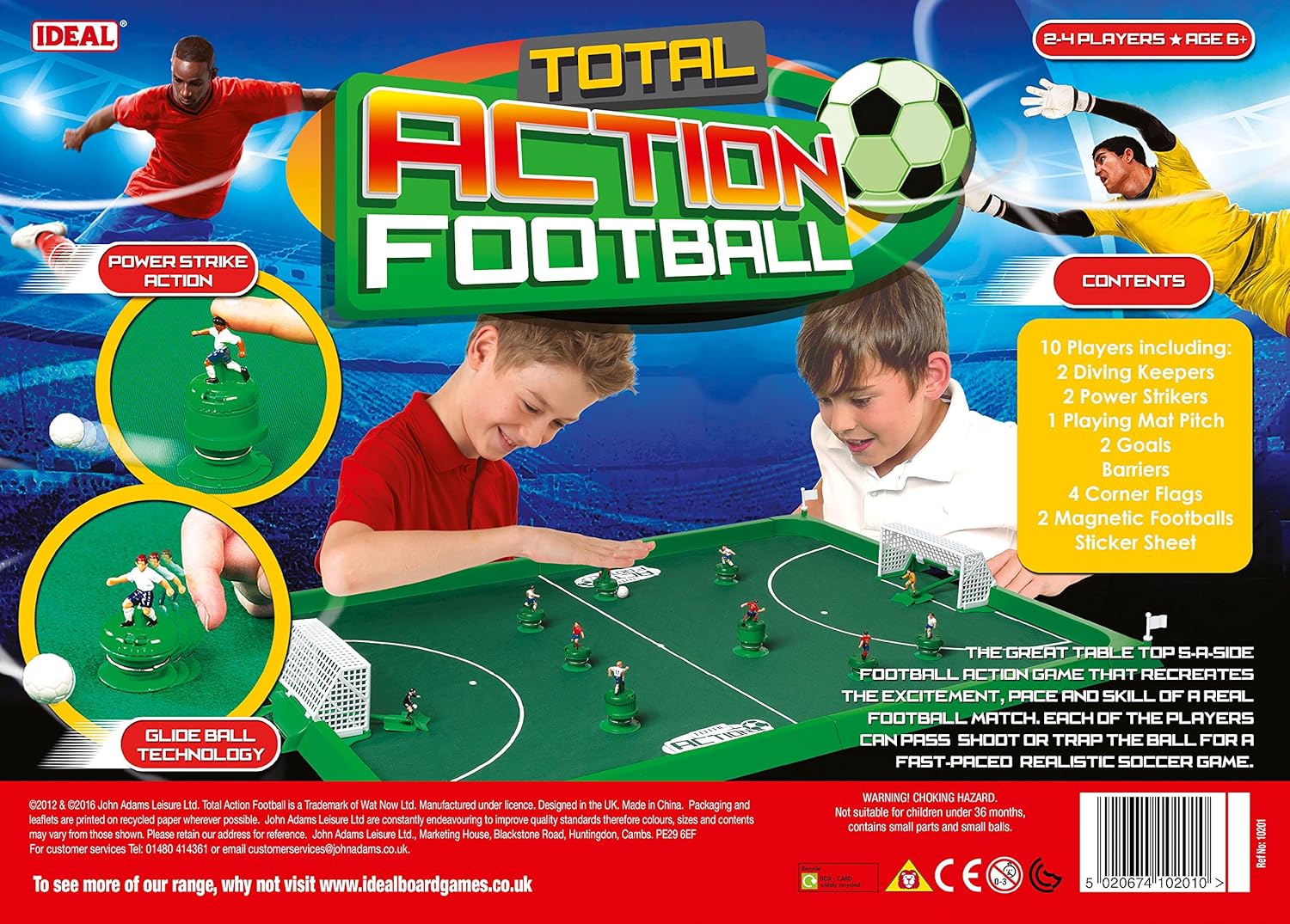 John Adams Five A Side Total Action Football Game Tabletop 5