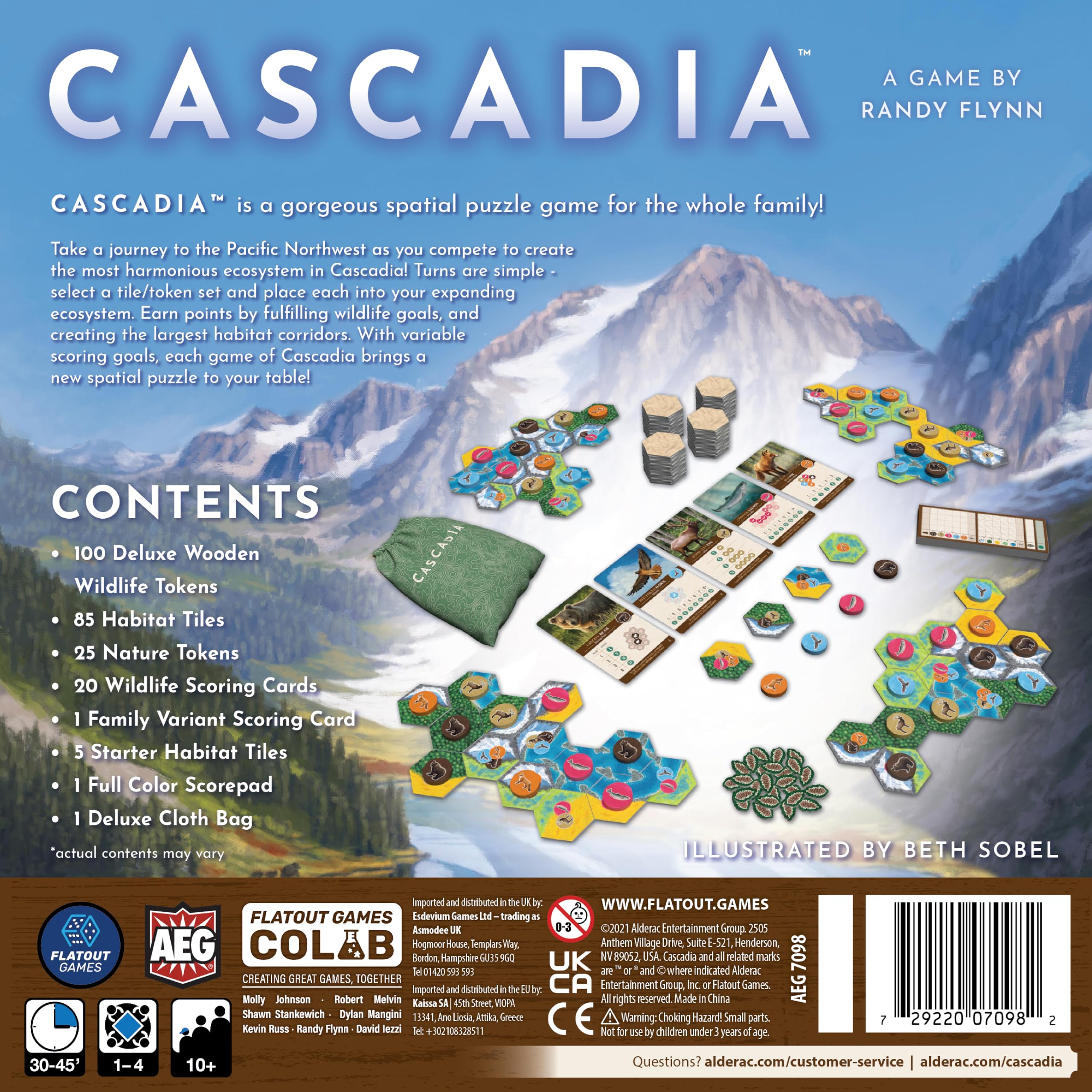 Alderac Entertainment Group Cascadia Board Game (AEG7098) 9