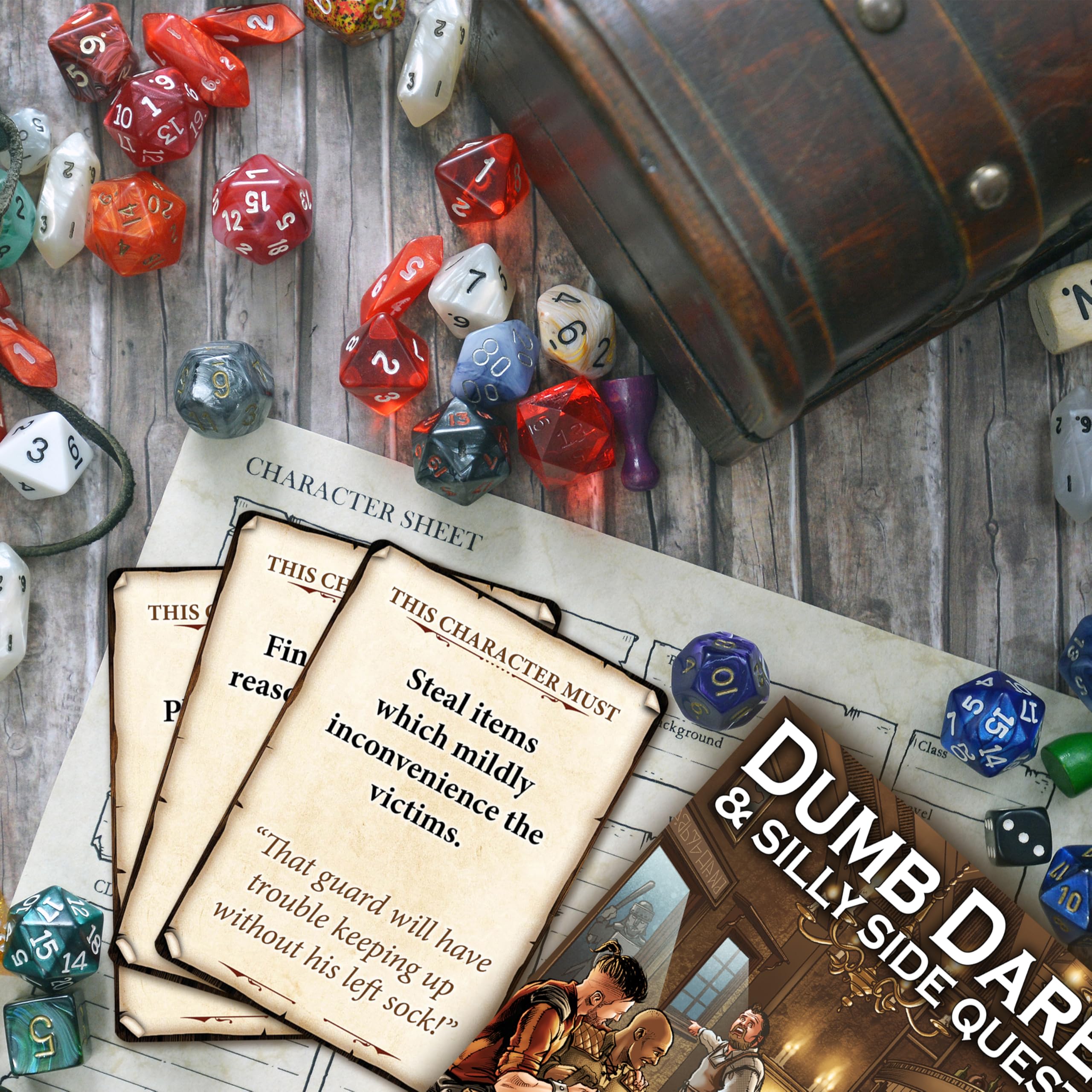 Loke Battlemats Dumb Dares &amp; Silly Side Quests Kartenspiel 7