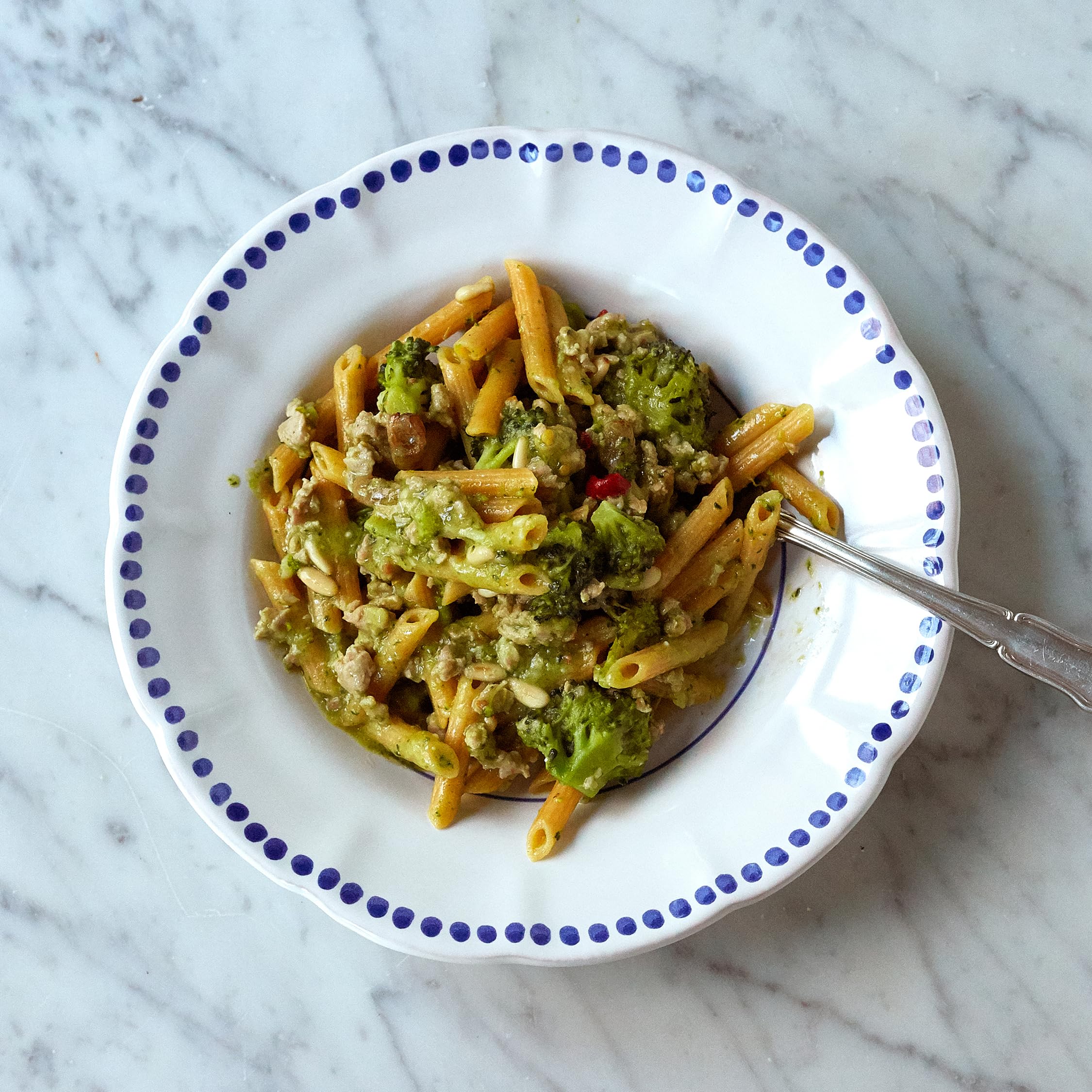 Rummo Pennette Lenticchie Rosse No.70 - Gluten-Free Red Lentil Pasta | High Protein | 300g