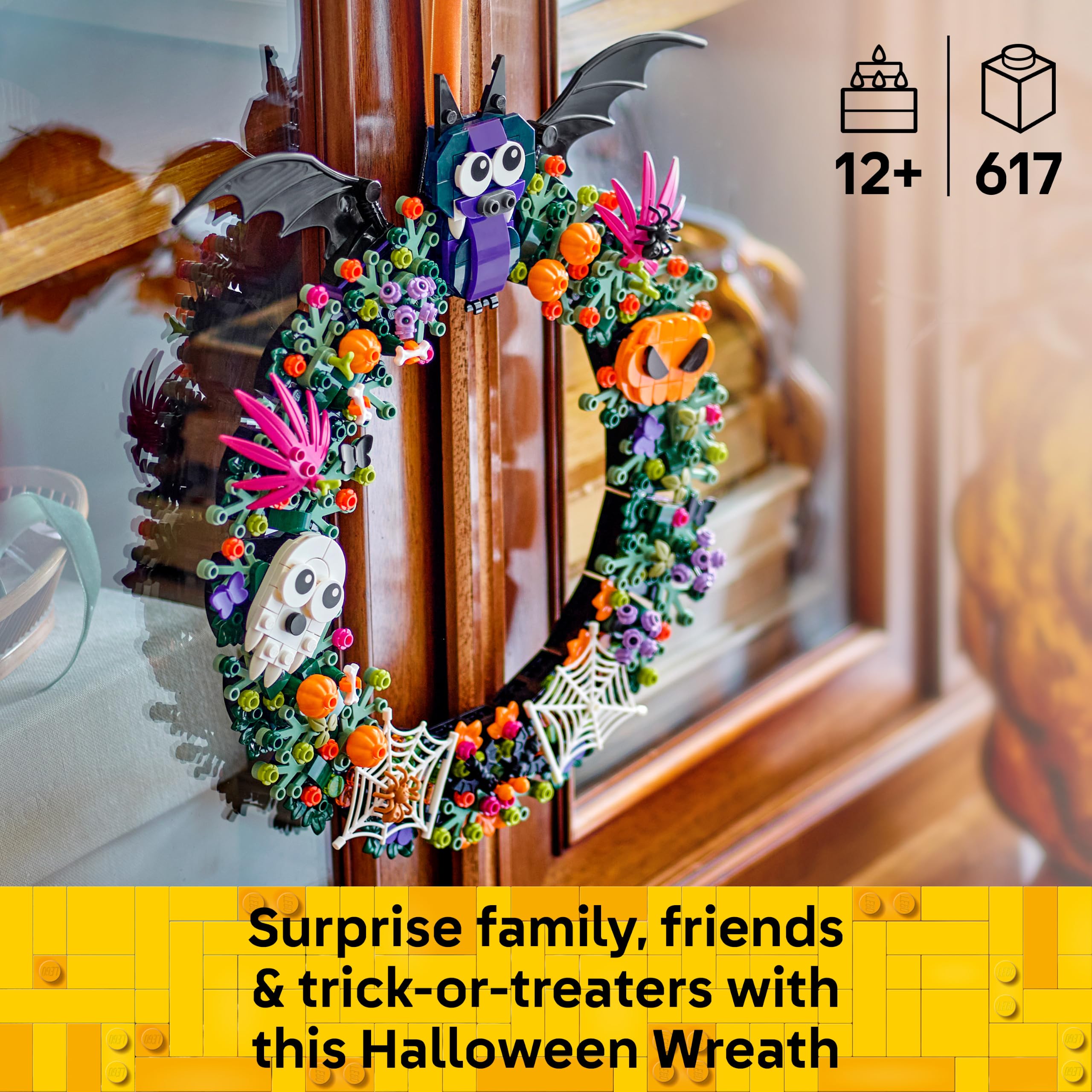 LEGO Halloween Wreath Building Set - Multicolor, 12+ Years