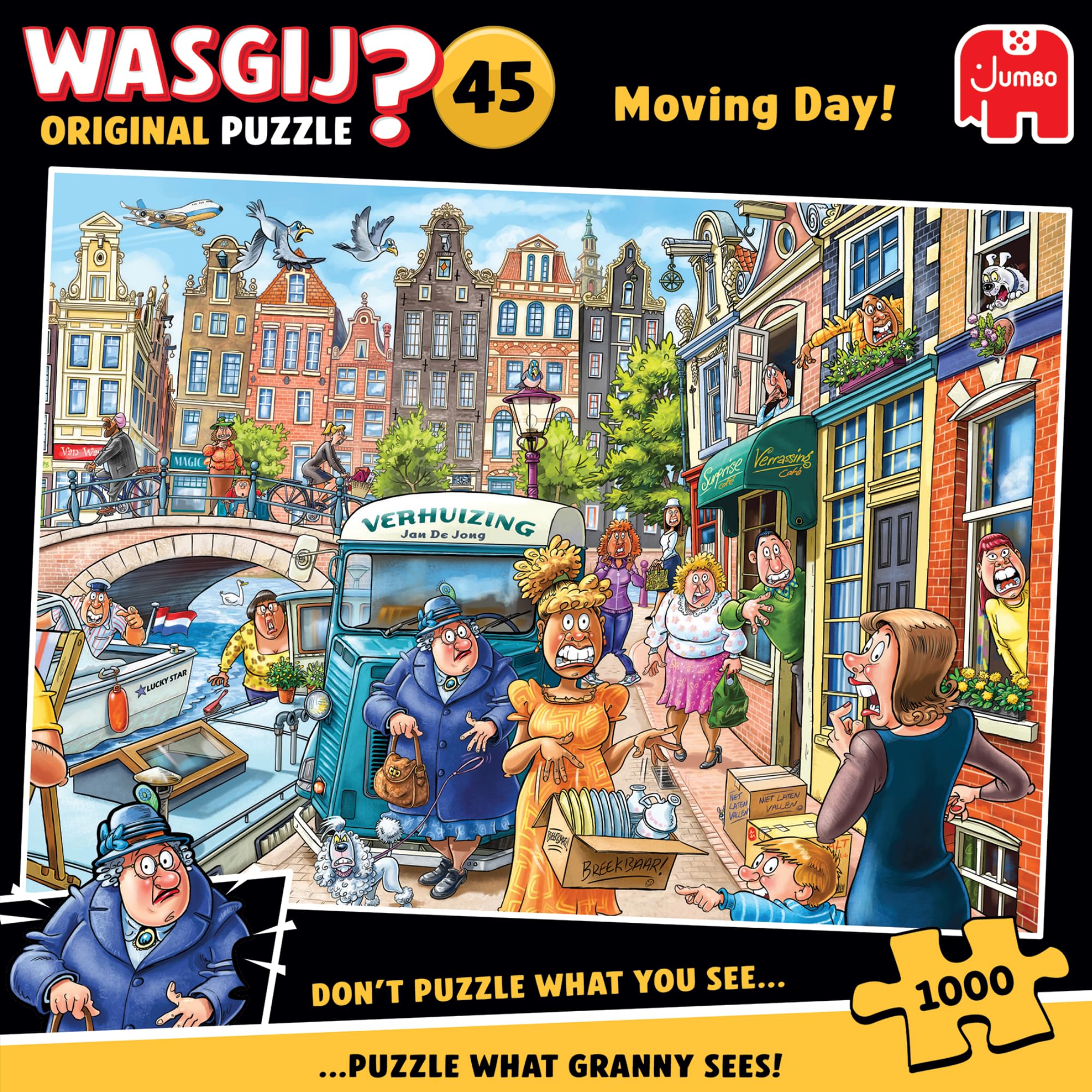 Wasgij Original 45: Moving Day - 1000 Piece Puzzle for Adults
